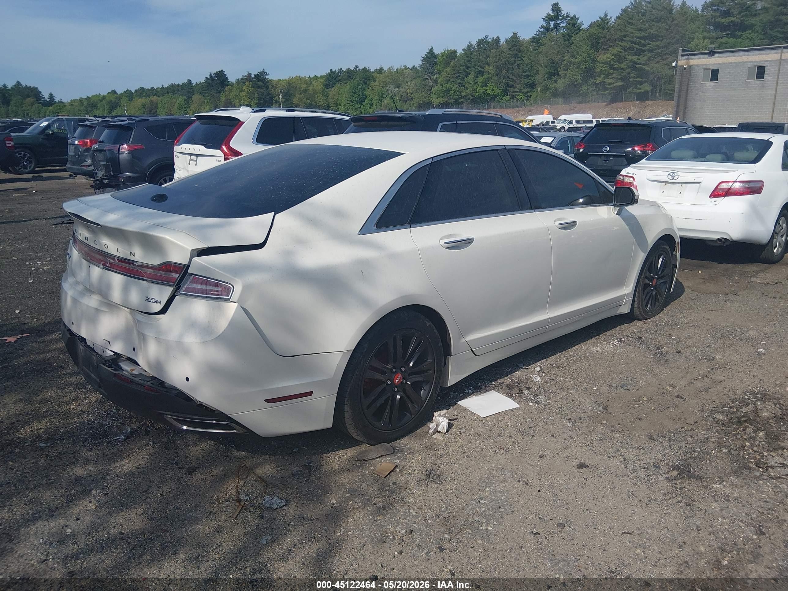 2013 Lincoln Mkz Hybrid   White vin: 3LN6L2LU4DR809093