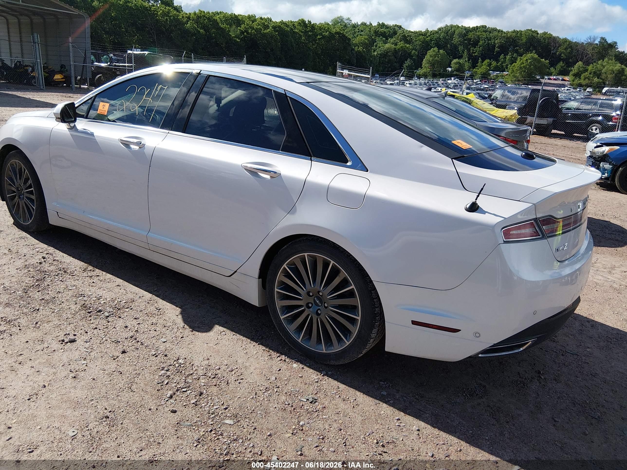 2013 Lincoln Mkz Hybrid   Белый vin: 3LN6L2LU4DR813631