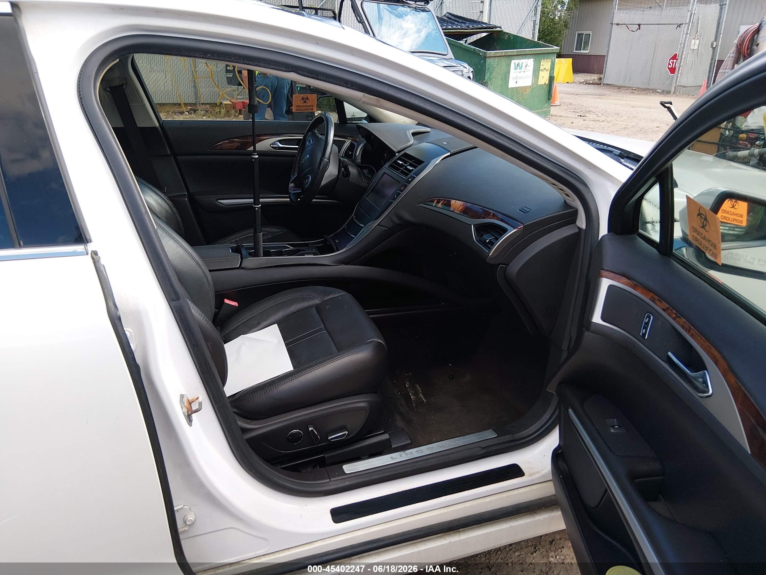 2013 Lincoln Mkz Hybrid   Белый vin: 3LN6L2LU4DR813631
