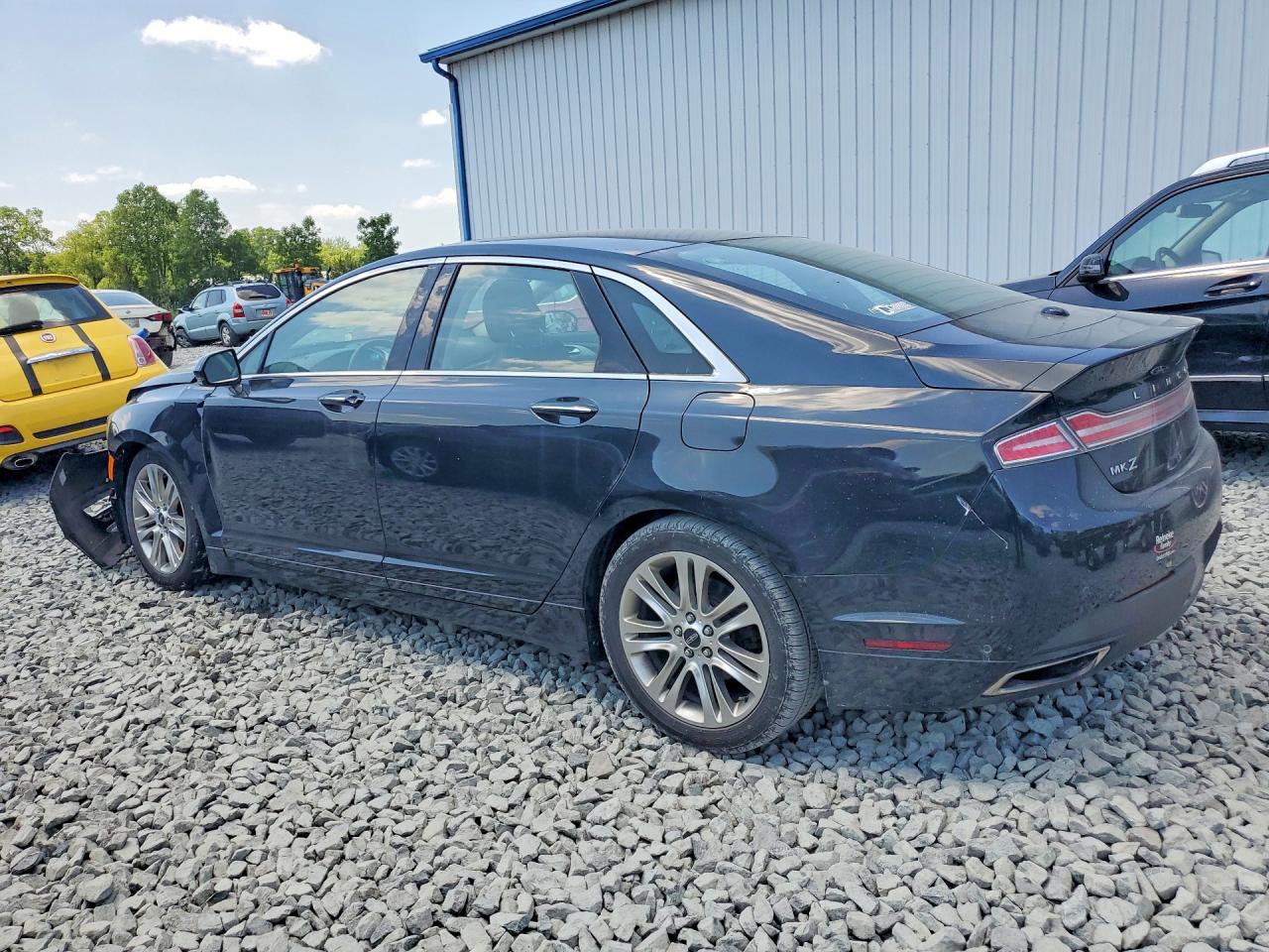 2014 Lincoln Mkz Hybrid Black vin: 3LN6L2LU4ER813498
