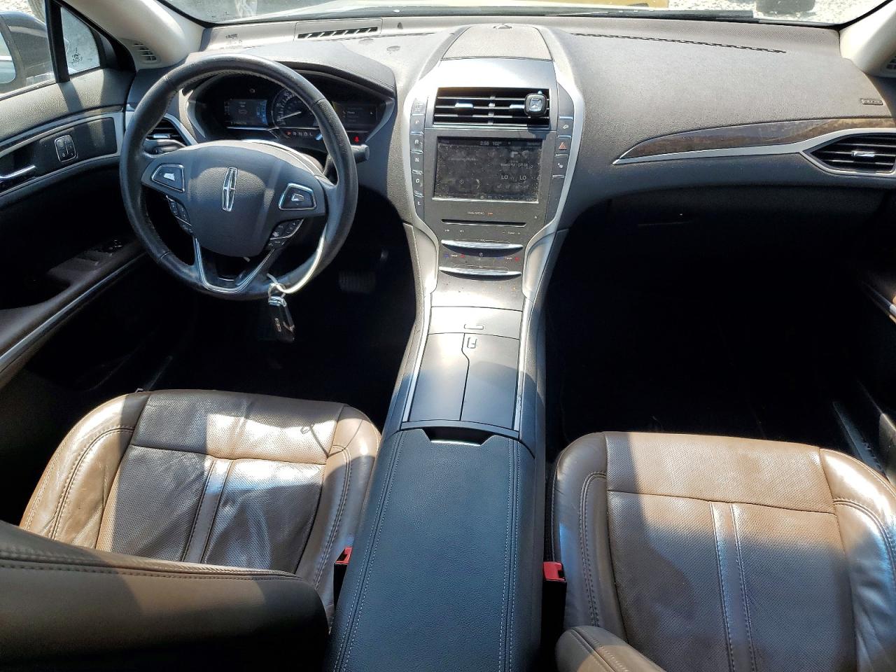 2014 Lincoln Mkz Hybrid Black vin: 3LN6L2LU4ER813498