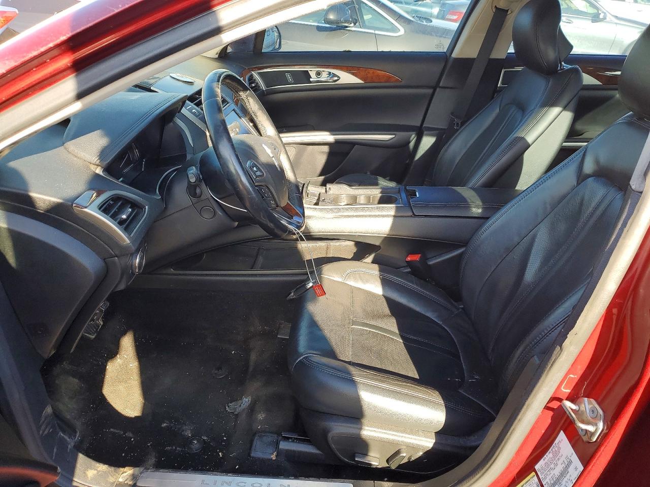 2015 Lincoln Mkz Hybrid Red vin: 3LN6L2LU4FR620480