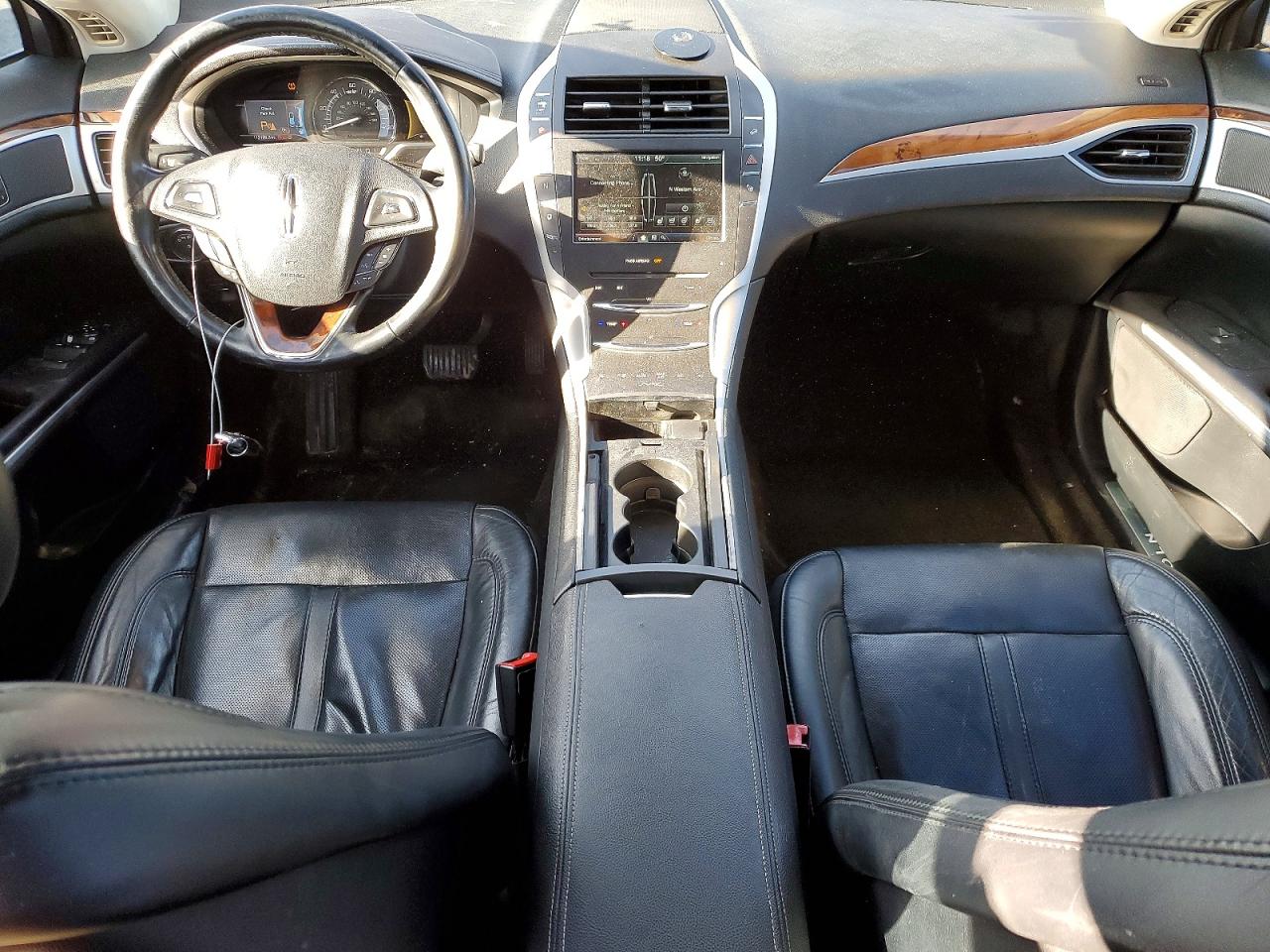 2015 Lincoln Mkz Hybrid Red vin: 3LN6L2LU4FR620480