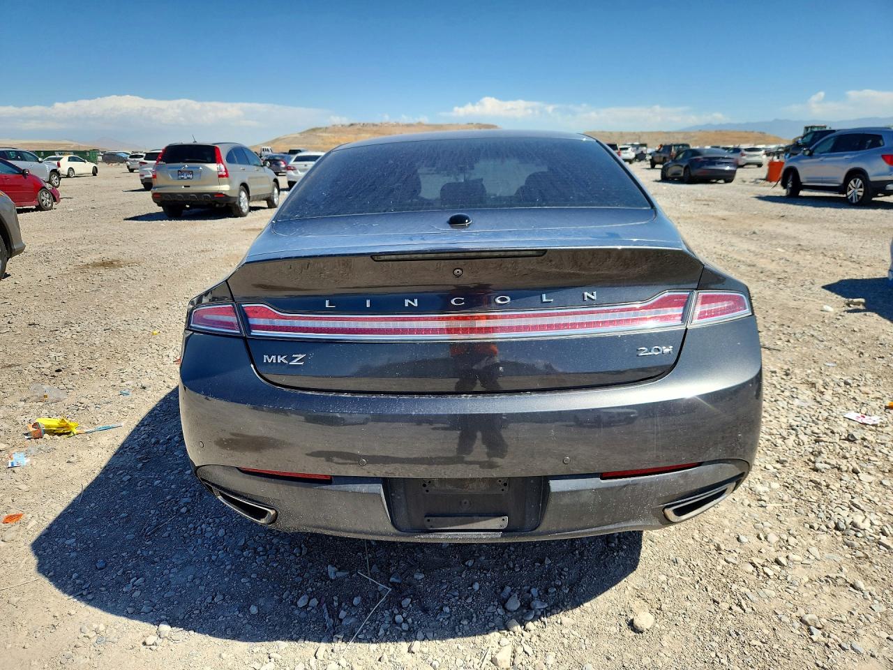 2015 Lincoln Mkz Hybrid Серый vin: 3LN6L2LU4FR626943