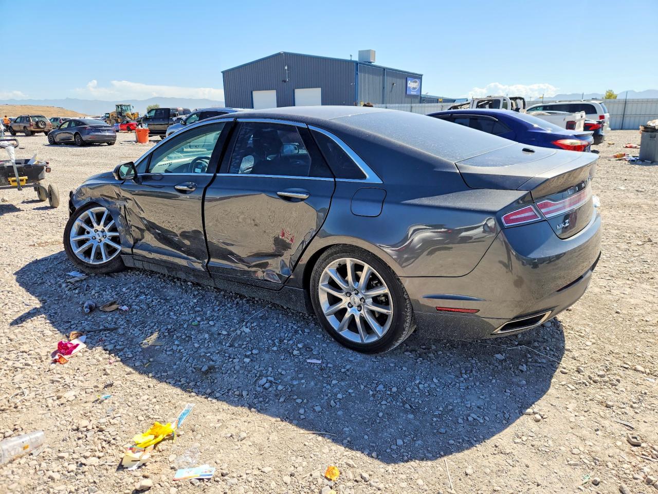 2015 Lincoln Mkz Hybrid Серый vin: 3LN6L2LU4FR626943