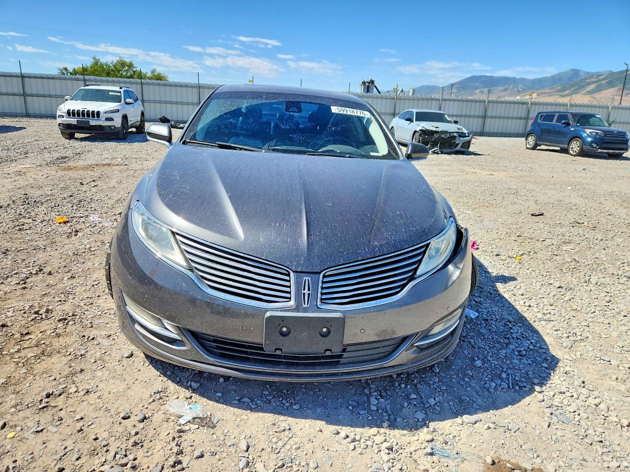 2015 Lincoln Mkz Hybrid Серый vin: 3LN6L2LU4FR626943