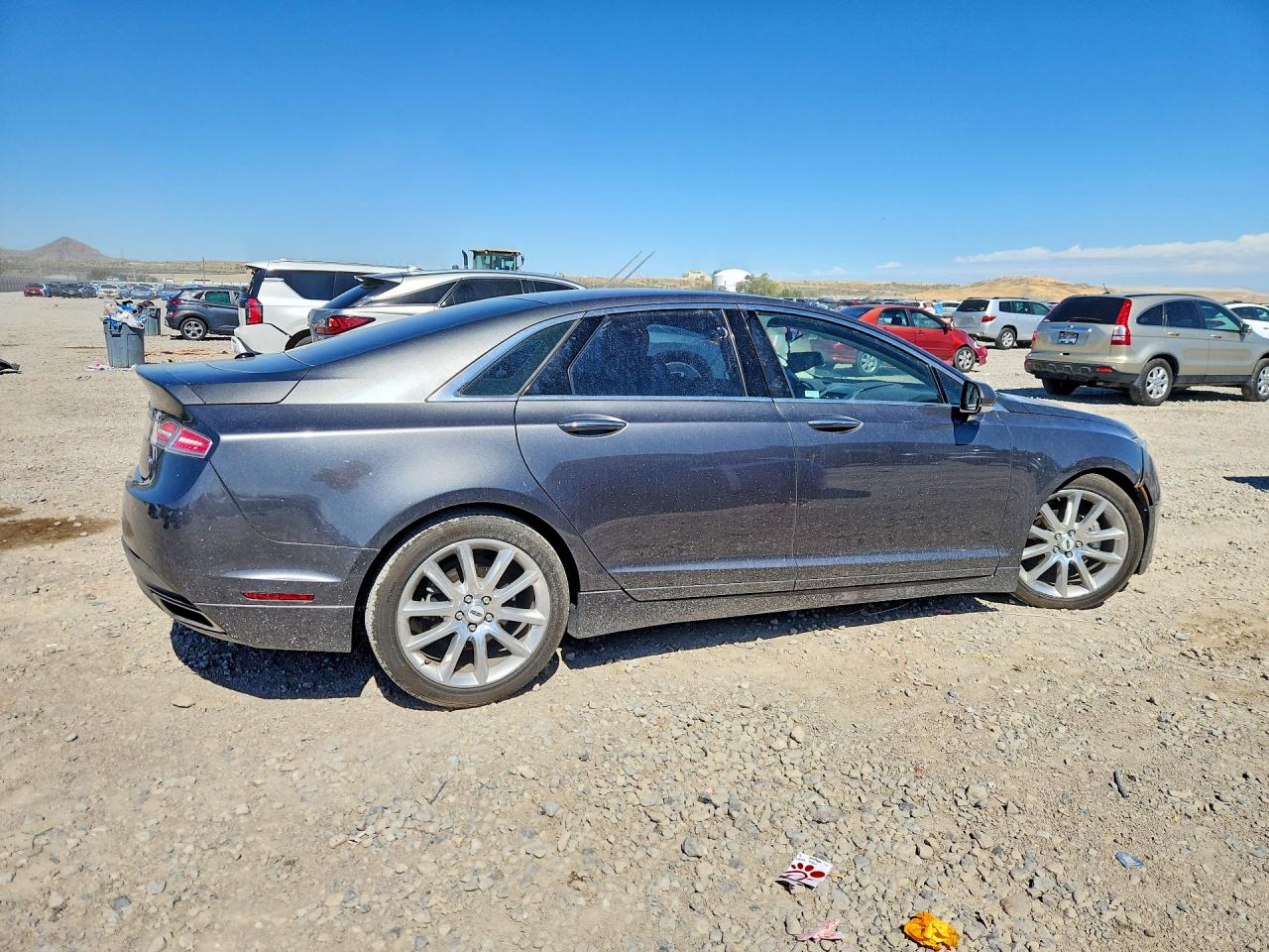 2015 Lincoln Mkz Hybrid Серый vin: 3LN6L2LU4FR626943