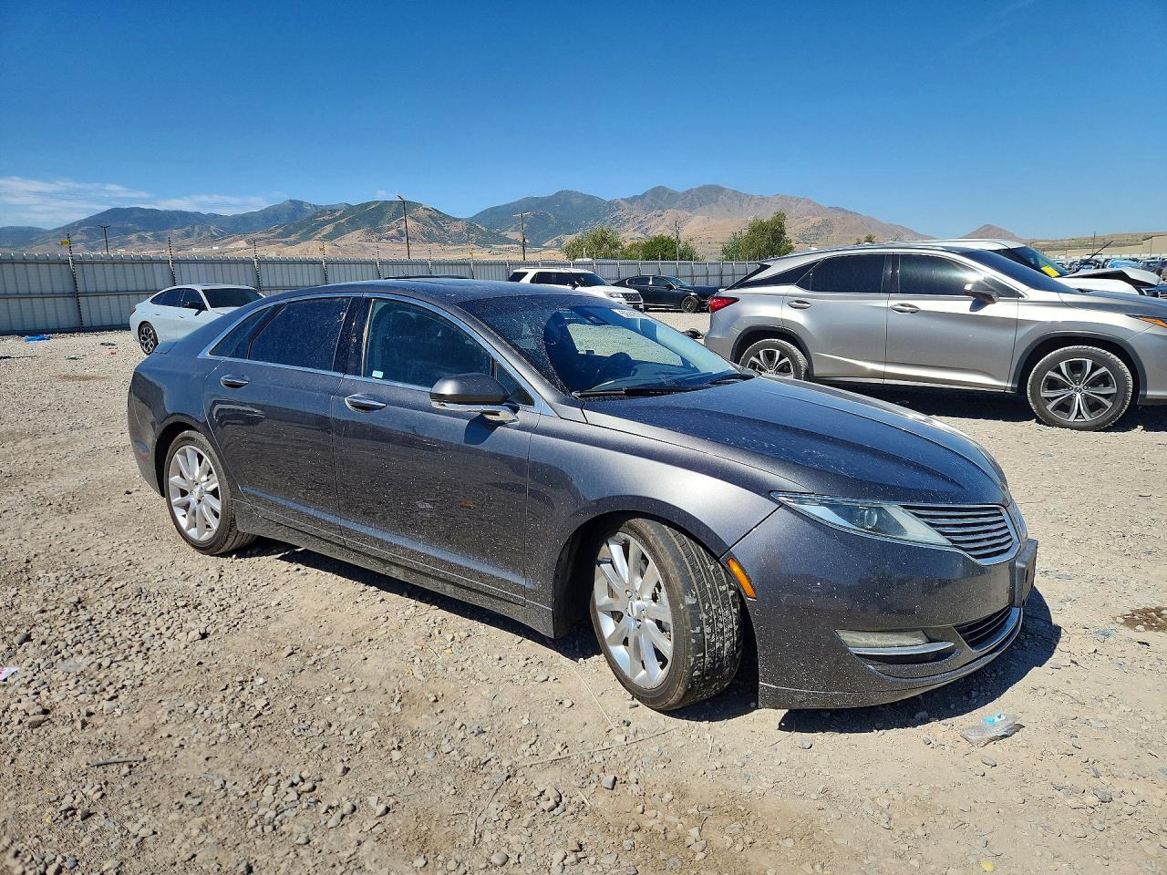 2015 Lincoln Mkz Hybrid Серый vin: 3LN6L2LU4FR626943