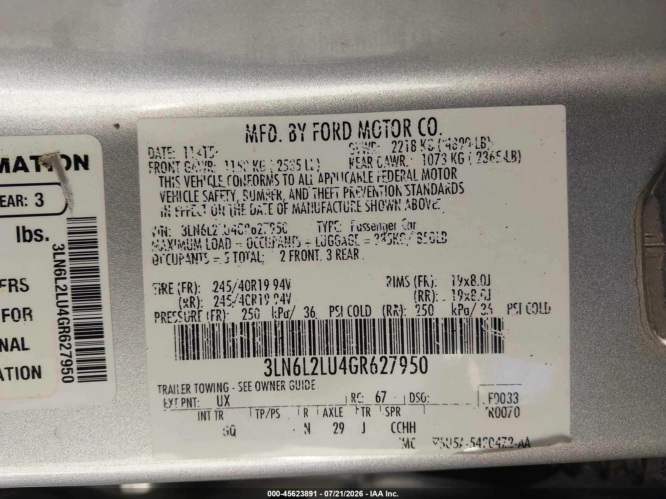 2016 Lincoln Mkz Hybrid Серебряный vin: 3LN6L2LU4GR627950