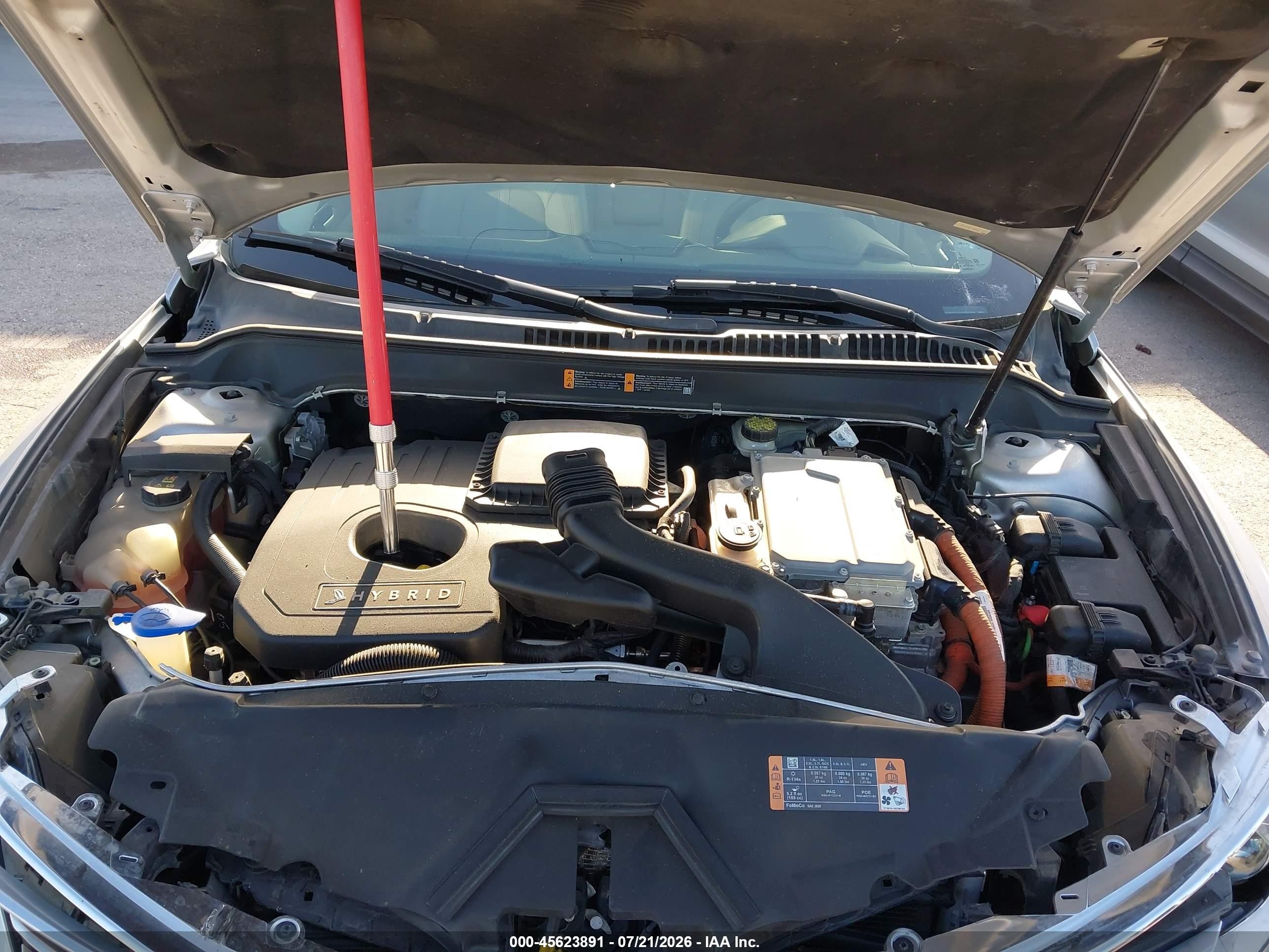 2016 Lincoln Mkz Hybrid Серебряный vin: 3LN6L2LU4GR627950