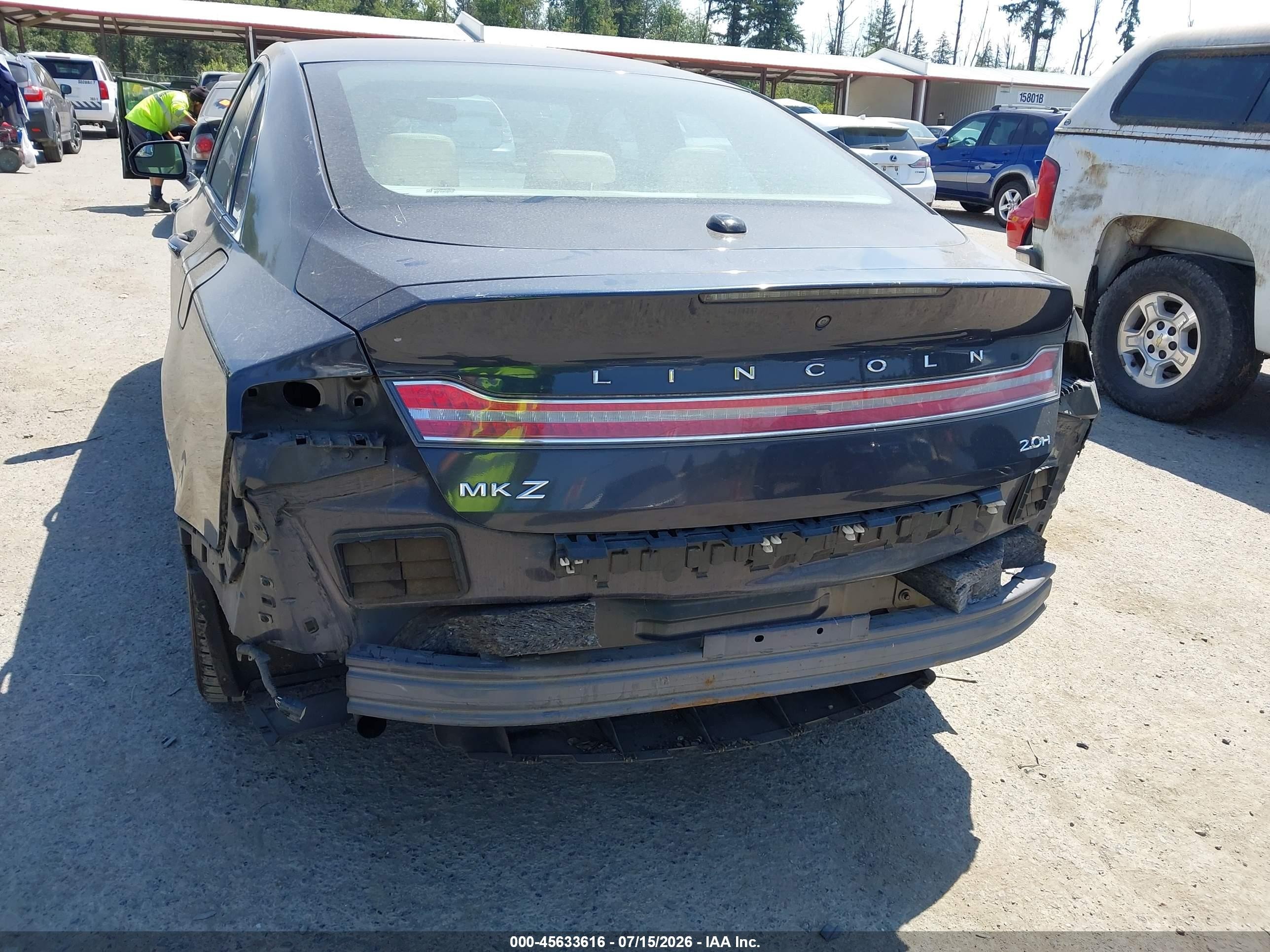 2013 Lincoln Mkz Hybrid   Gray vin: 3LN6L2LU5DR802654