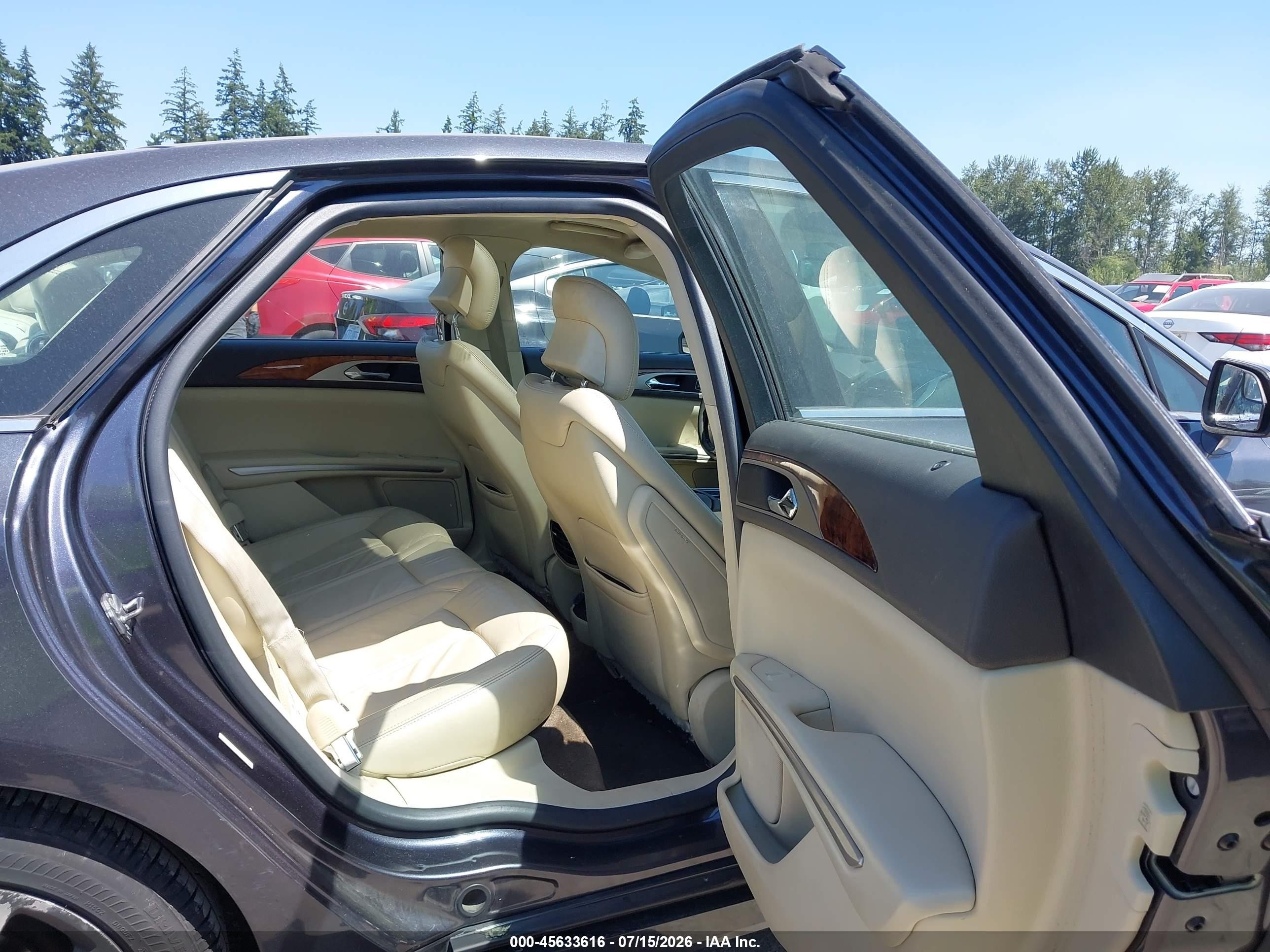 2013 Lincoln Mkz Hybrid   Gray vin: 3LN6L2LU5DR802654