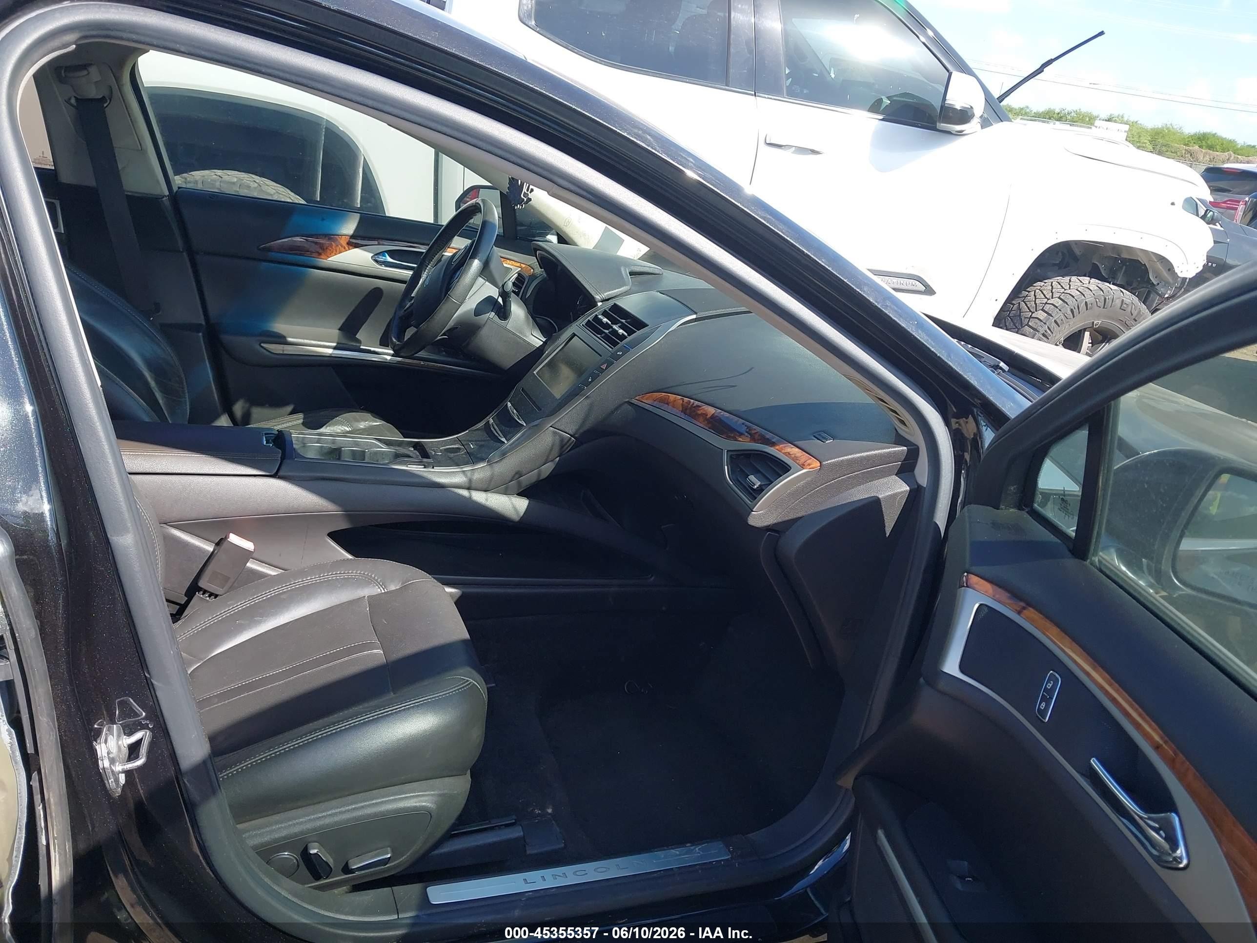 2013 Lincoln Mkz Hybrid   Black vin: 3LN6L2LU5DR821673
