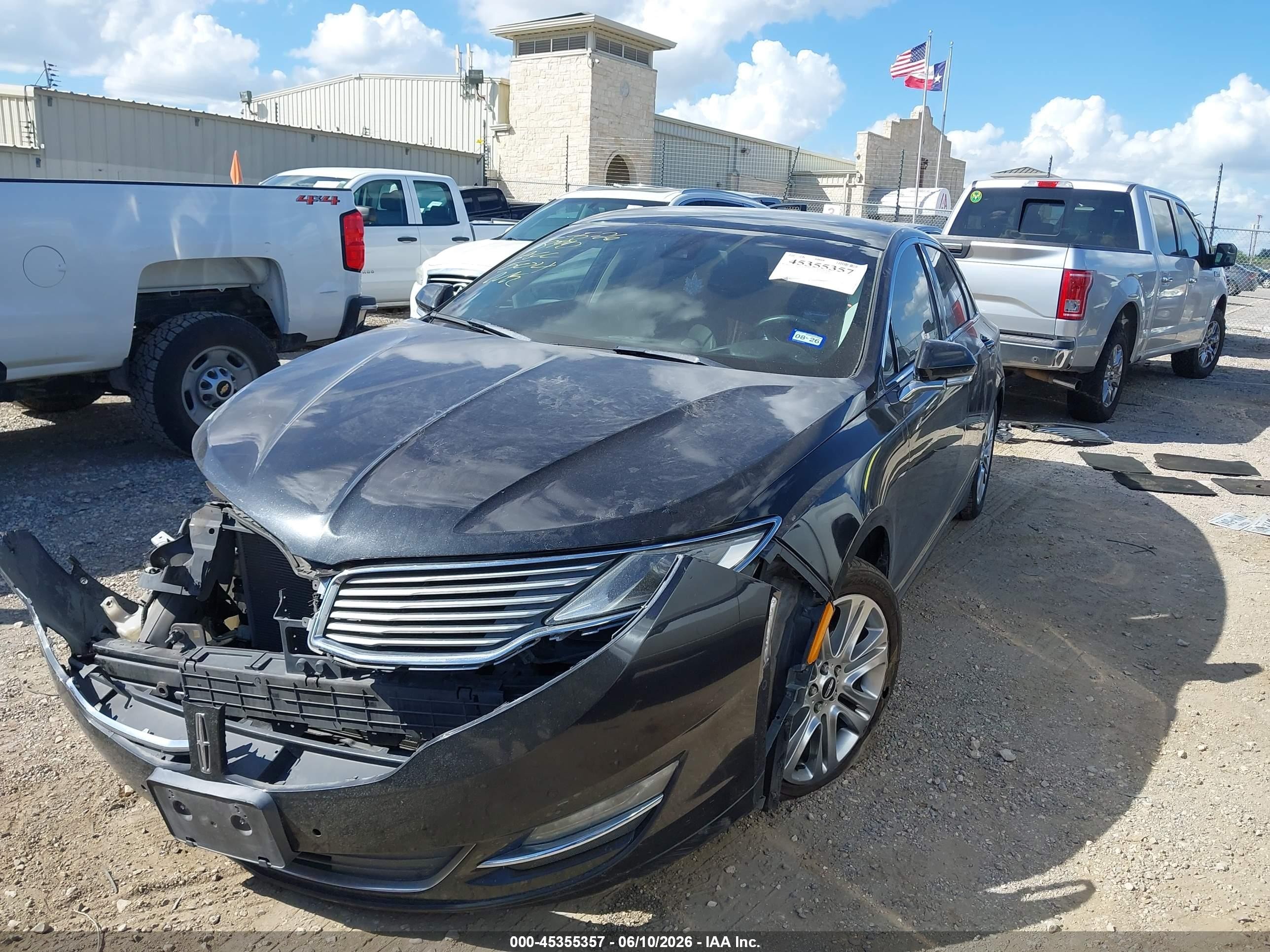 2013 Lincoln Mkz Hybrid   Black vin: 3LN6L2LU5DR821673