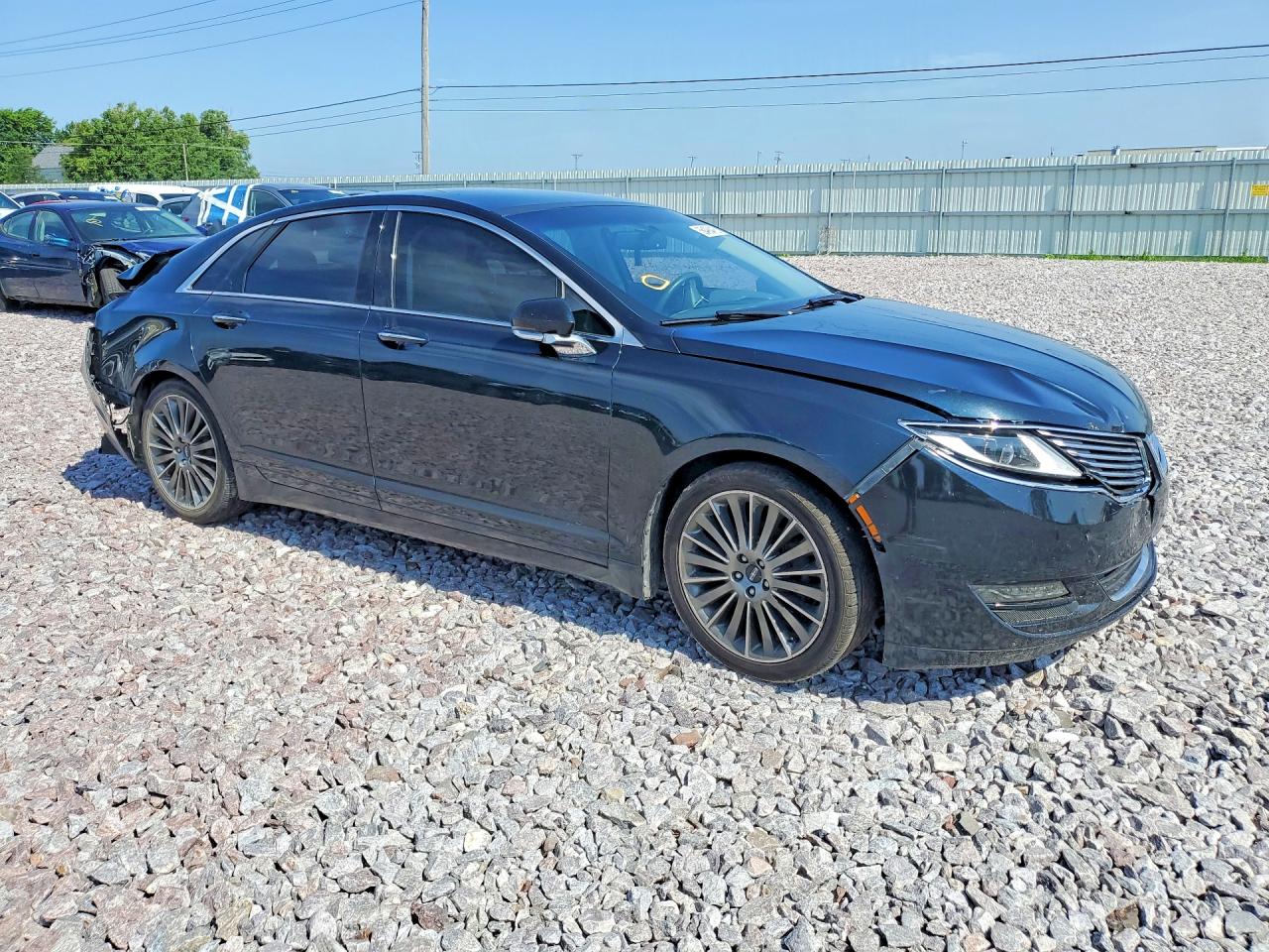 2014 Lincoln Mkz Hybrid Black vin: 3LN6L2LU5ER808519