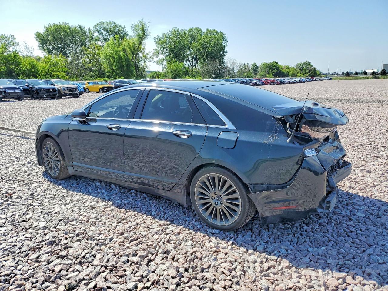 2014 Lincoln Mkz Hybrid Black vin: 3LN6L2LU5ER808519