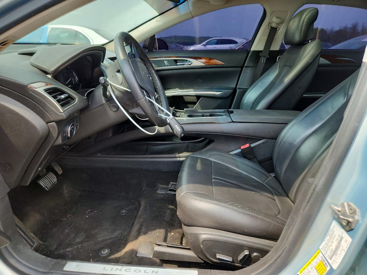 2014 Lincoln Mkz Hybrid Turquoise vin: 3LN6L2LU5ER809556