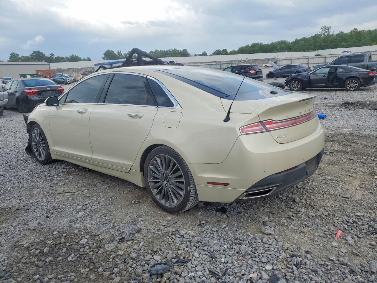 2014 Lincoln Mkz Hybrid Cream vin: 3LN6L2LU5ER811078