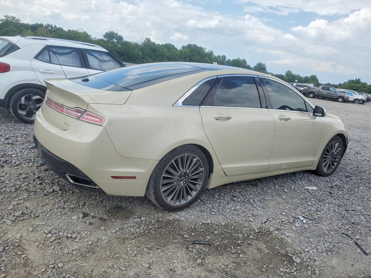2014 Lincoln Mkz Hybrid Cream vin: 3LN6L2LU5ER811078
