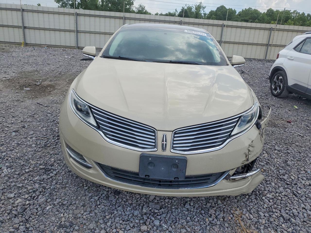 2014 Lincoln Mkz Hybrid Cream vin: 3LN6L2LU5ER811078