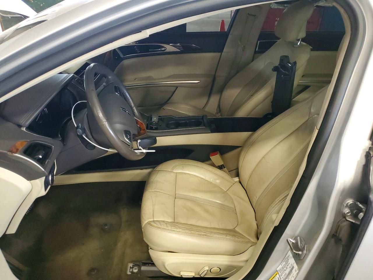 2014 Lincoln Mkz Hybrid Silver vin: 3LN6L2LU5ER813638