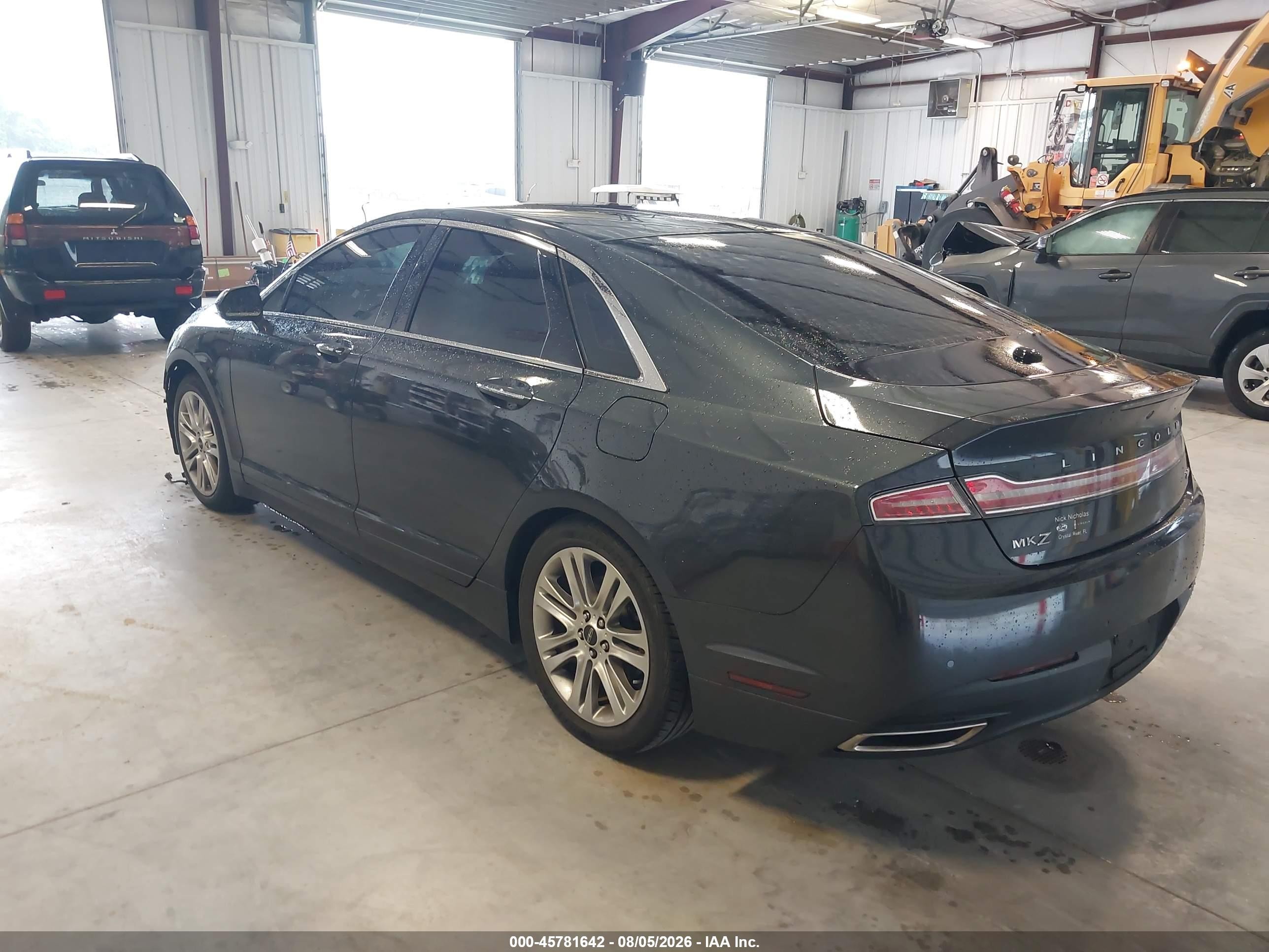 2014 Lincoln Mkz Hybrid   Gray vin: 3LN6L2LU5ER819567