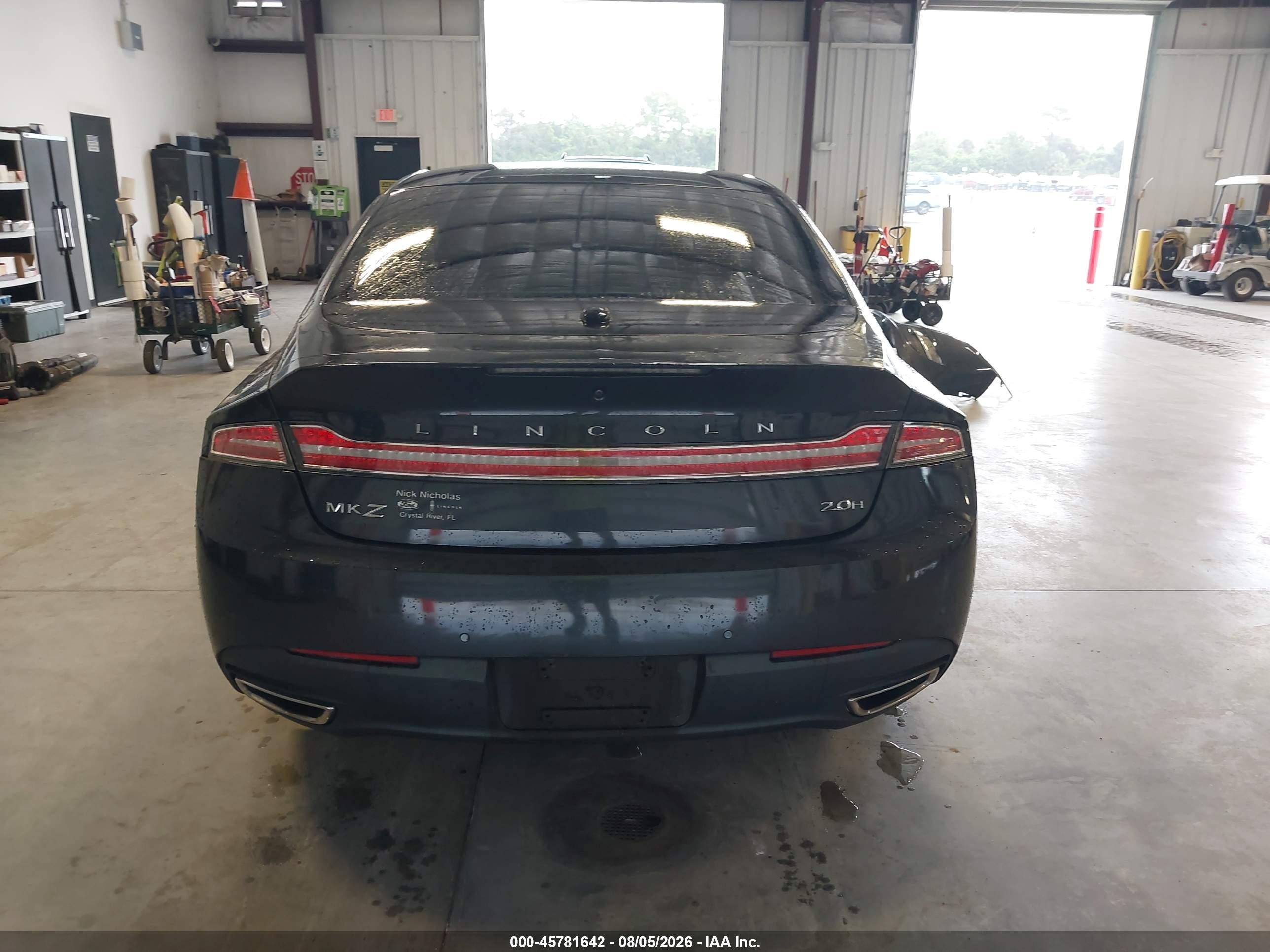2014 Lincoln Mkz Hybrid   Gray vin: 3LN6L2LU5ER819567