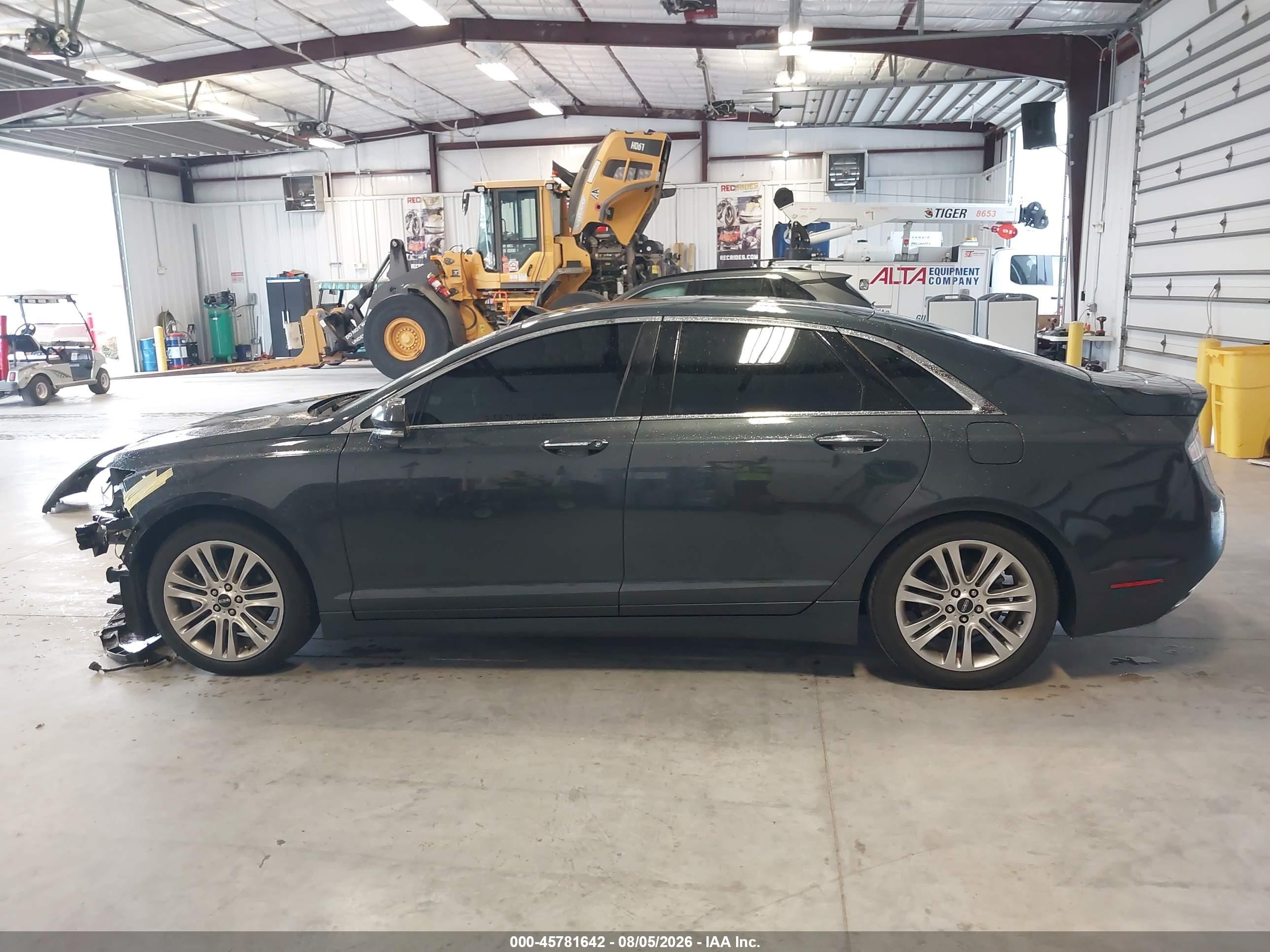 2014 Lincoln Mkz Hybrid   Gray vin: 3LN6L2LU5ER819567