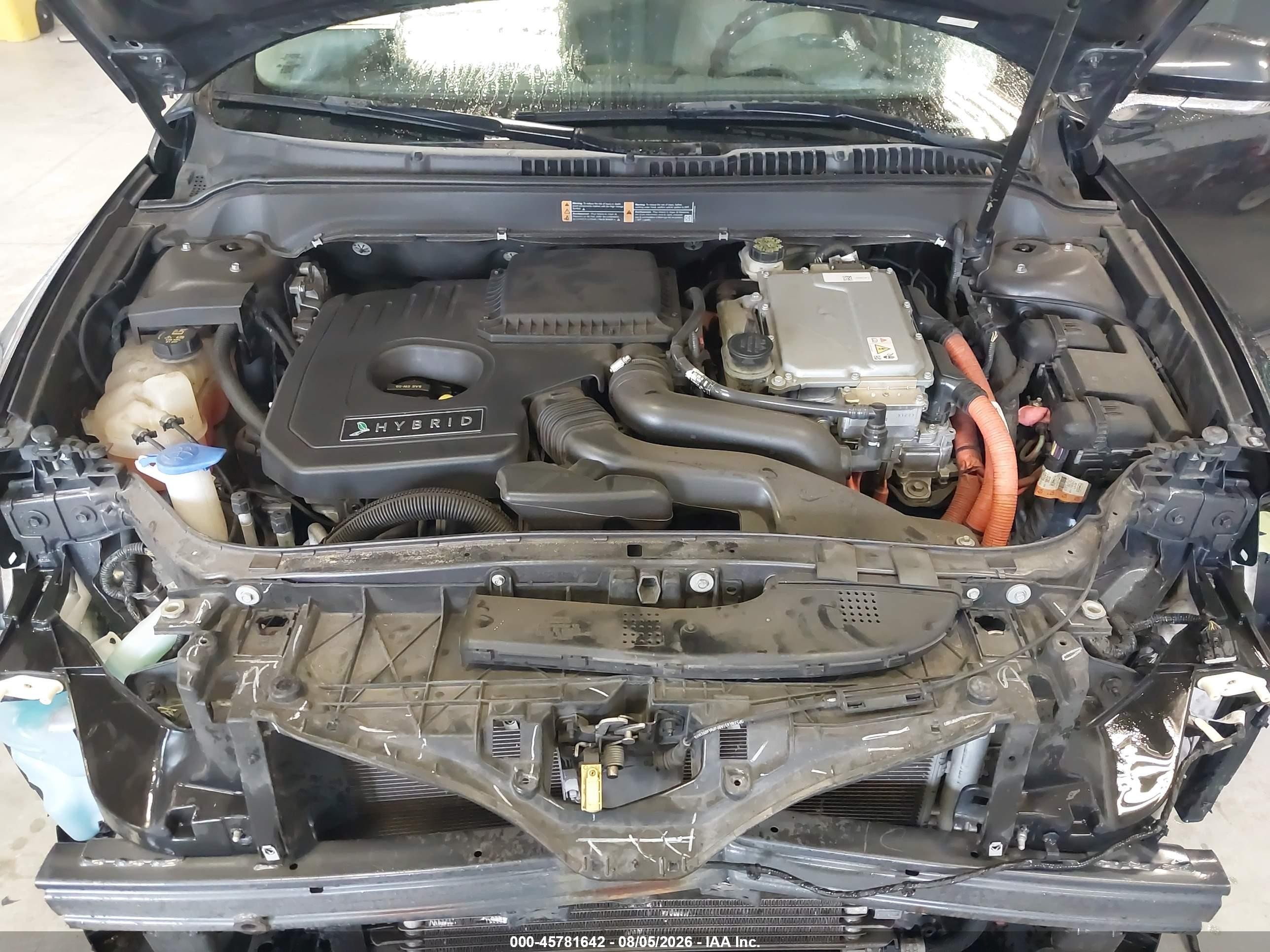 2014 Lincoln Mkz Hybrid   Gray vin: 3LN6L2LU5ER819567