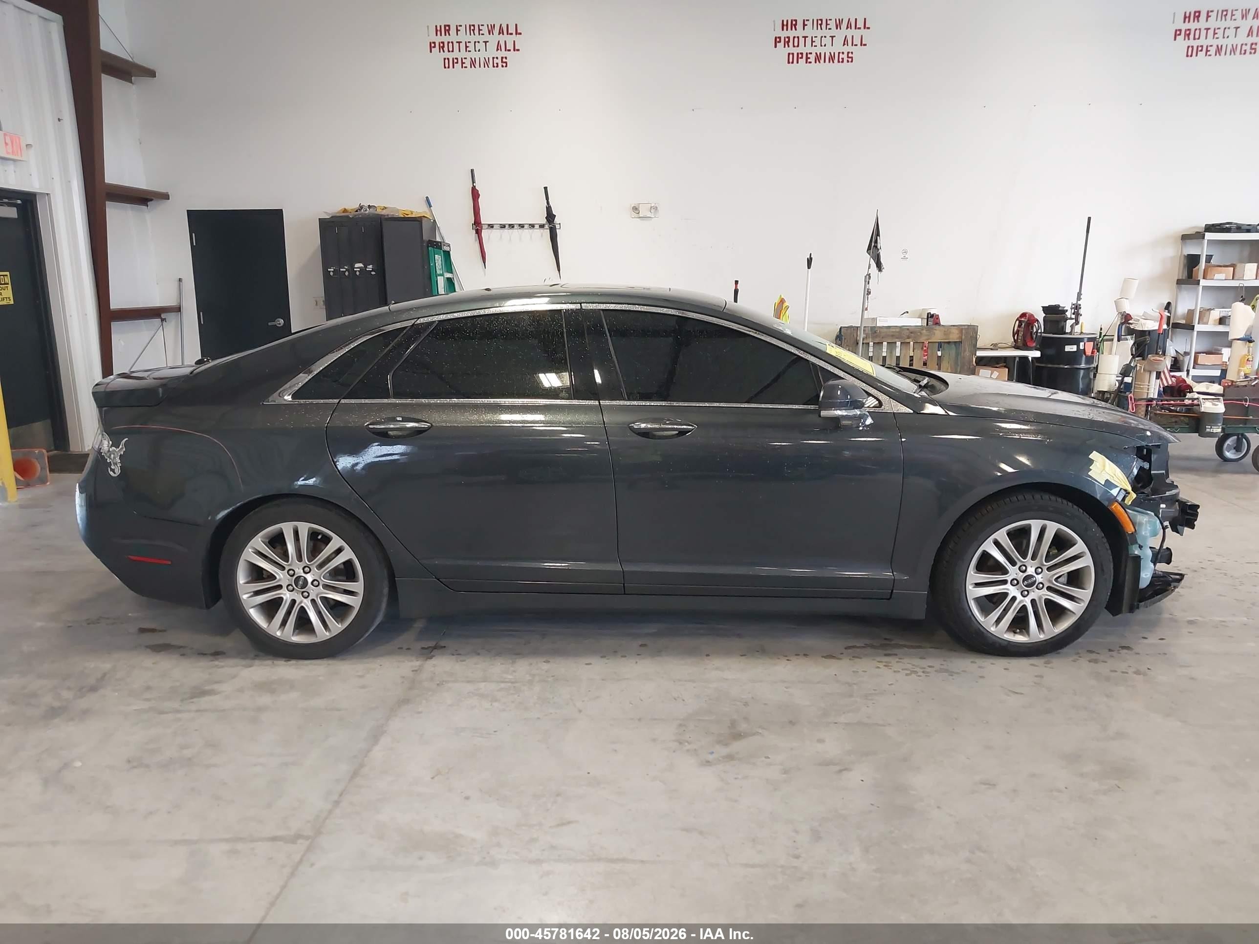 2014 Lincoln Mkz Hybrid   Gray vin: 3LN6L2LU5ER819567
