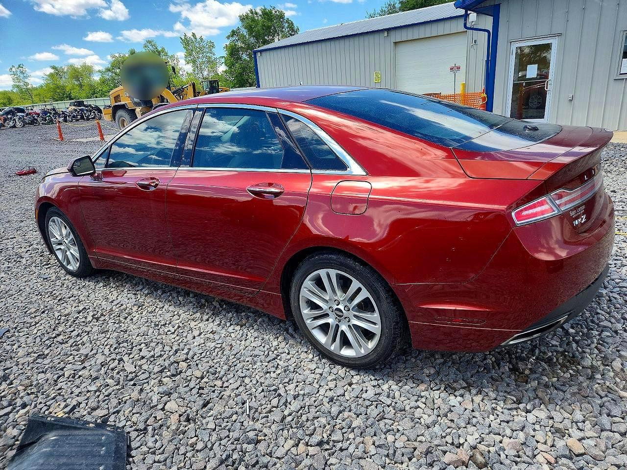 2014 Lincoln Mkz Hybrid Orange vin: 3LN6L2LU5ER829368