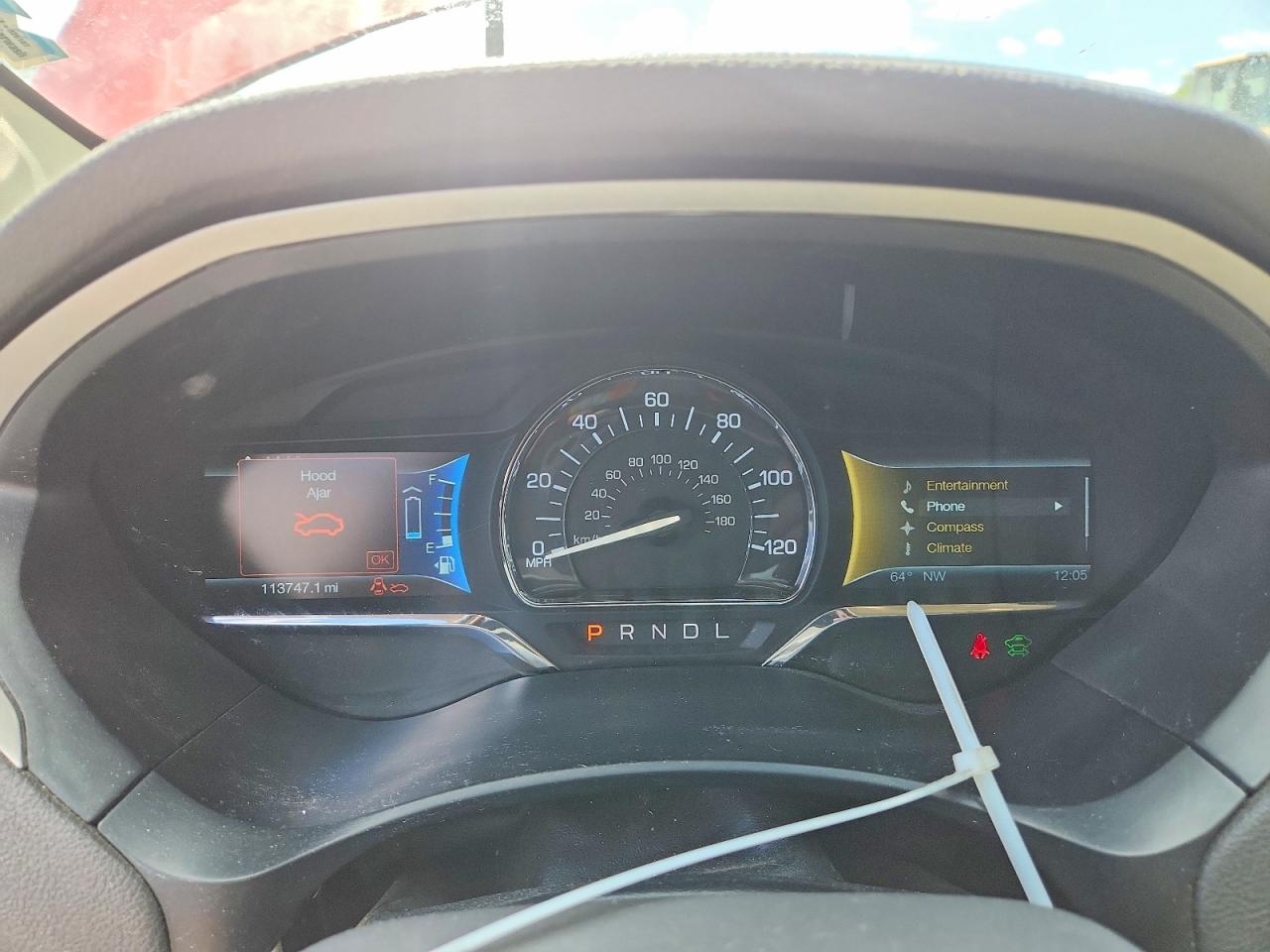 2014 Lincoln Mkz Hybrid Orange vin: 3LN6L2LU5ER829368