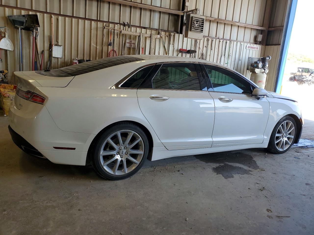 2015 Lincoln Mkz Hybrid White vin: 3LN6L2LU5FR604708