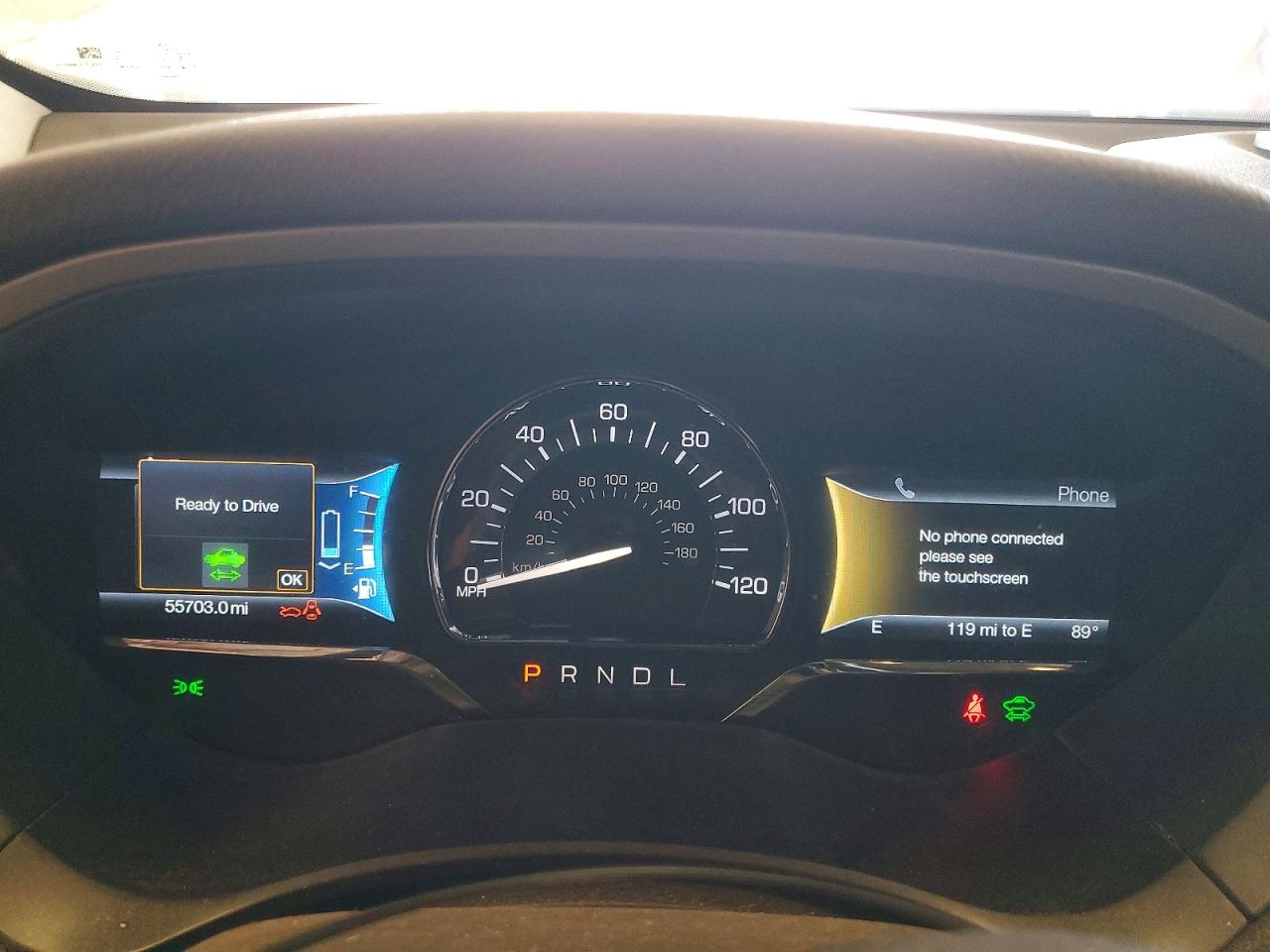 2015 Lincoln Mkz Hybrid White vin: 3LN6L2LU5FR604708