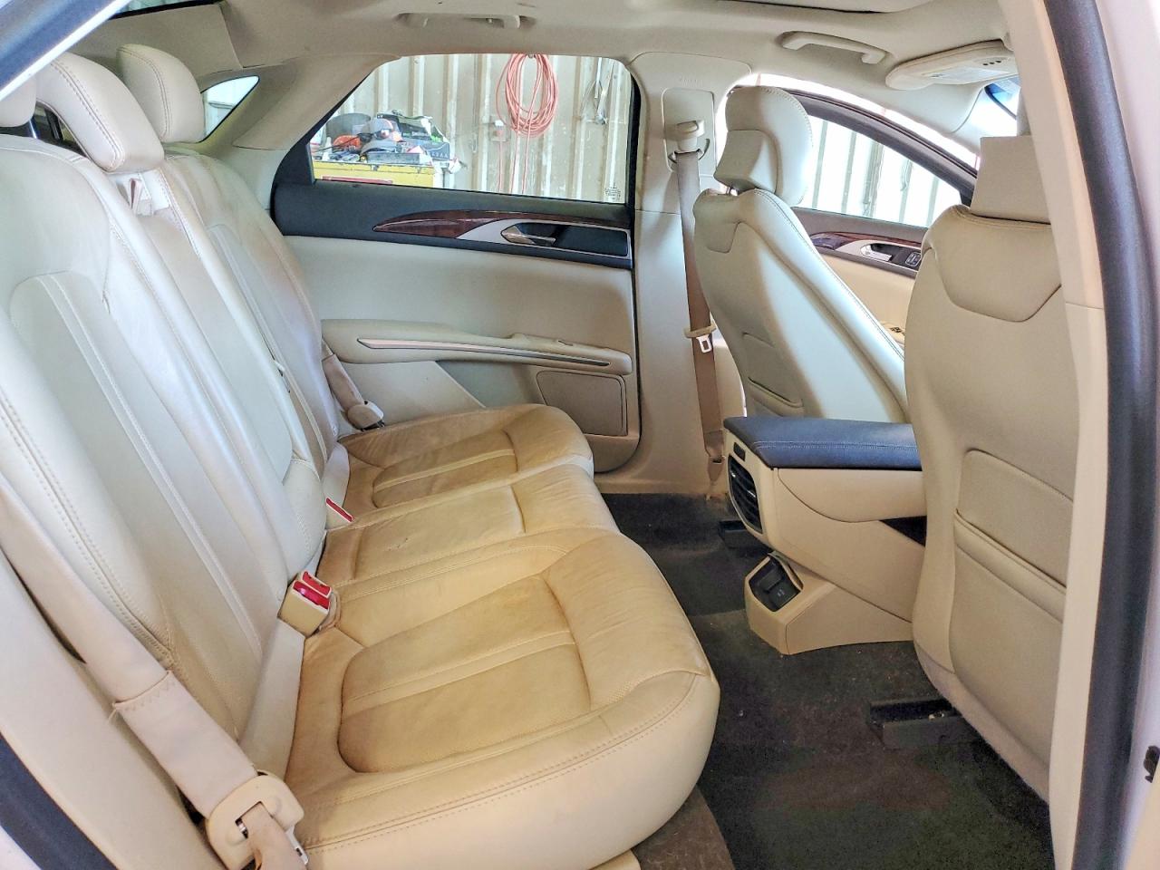 2015 Lincoln Mkz Hybrid White vin: 3LN6L2LU5FR604708