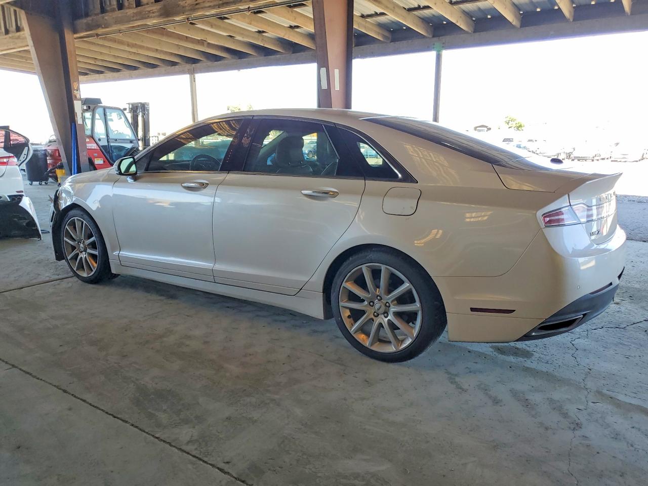 2015 Lincoln Mkz Hybrid White vin: 3LN6L2LU5FR612680