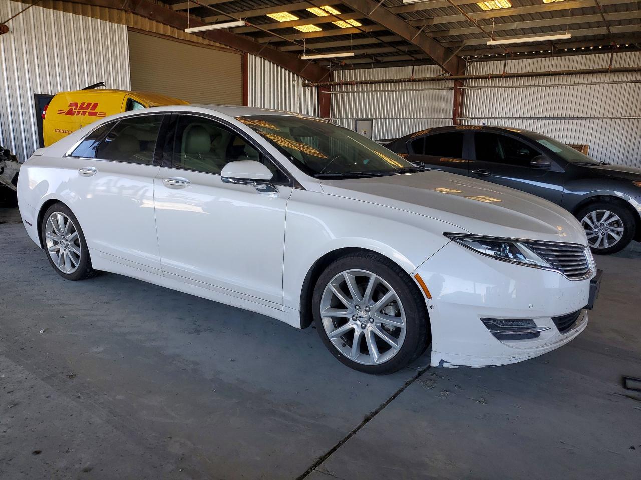 2015 Lincoln Mkz Hybrid White vin: 3LN6L2LU5FR612680