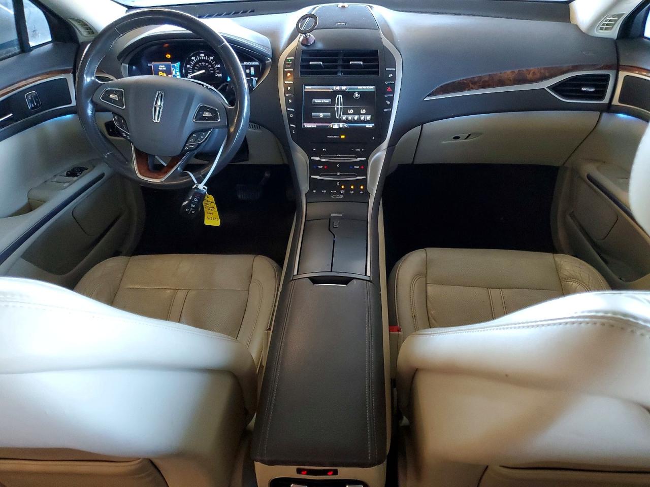2015 Lincoln Mkz Hybrid White vin: 3LN6L2LU5FR612680