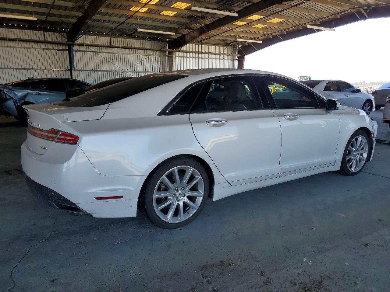 2015 Lincoln Mkz Hybrid White vin: 3LN6L2LU5FR612680