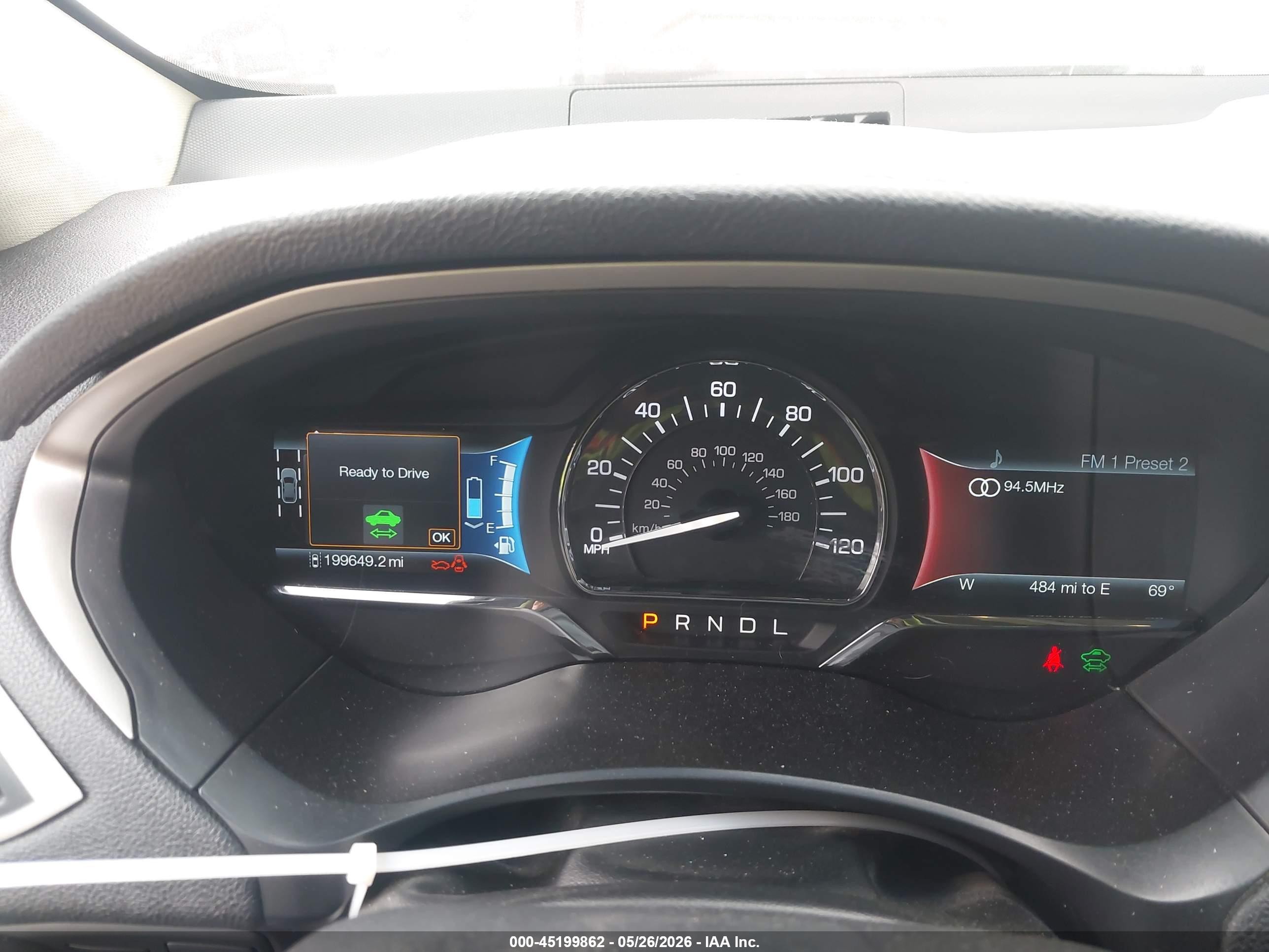 2015 Lincoln Mkz Hybrid Red vin: 3LN6L2LU5FR627910
