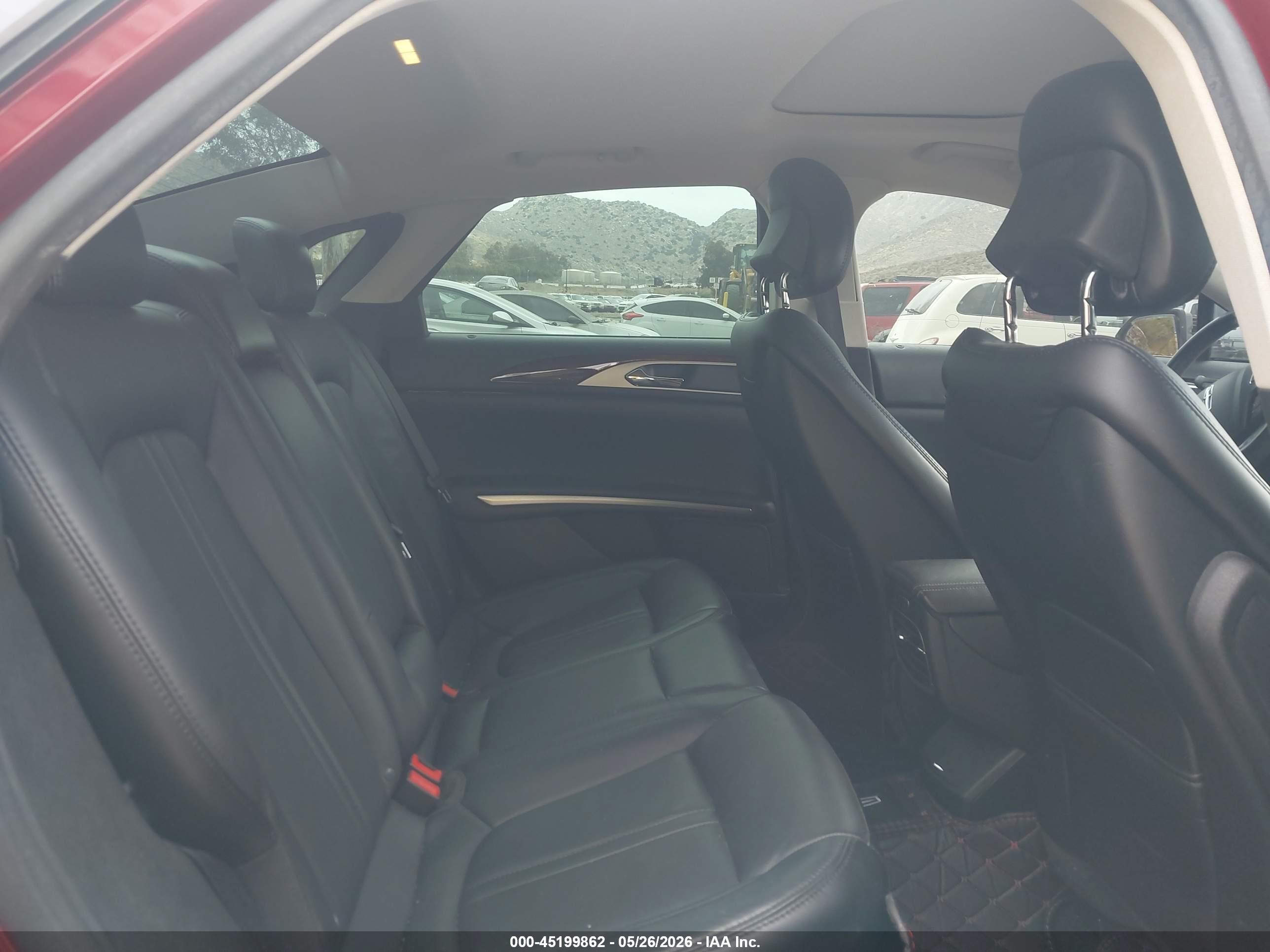 2015 Lincoln Mkz Hybrid Red vin: 3LN6L2LU5FR627910