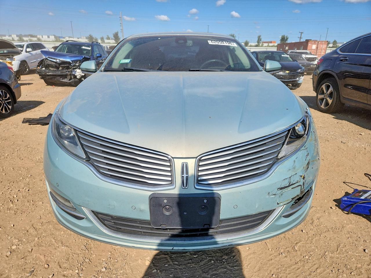 2013 Lincoln Mkz Hybrid Blue vin: 3LN6L2LU6DR823917
