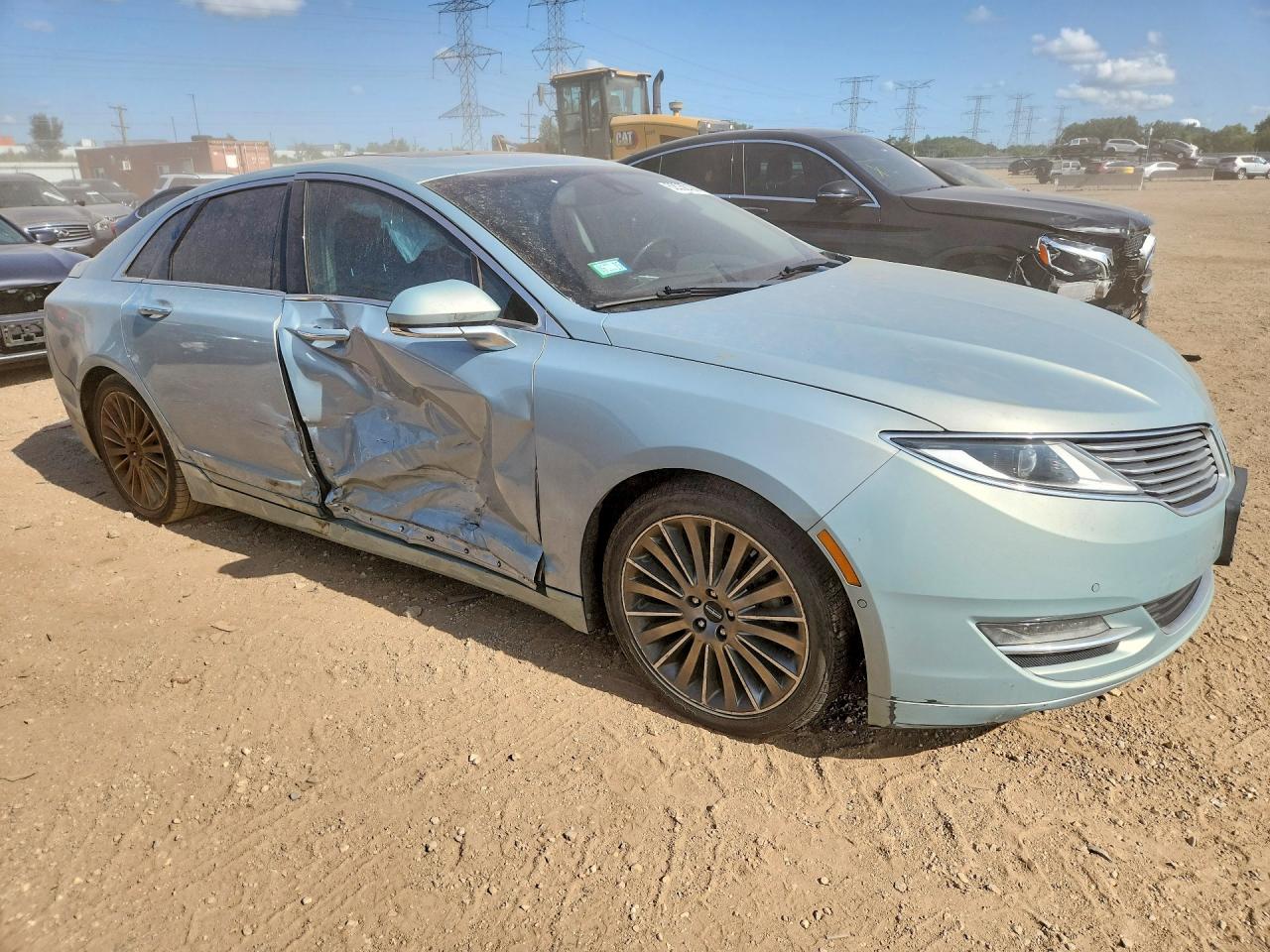 2013 Lincoln Mkz Hybrid Blue vin: 3LN6L2LU6DR823917