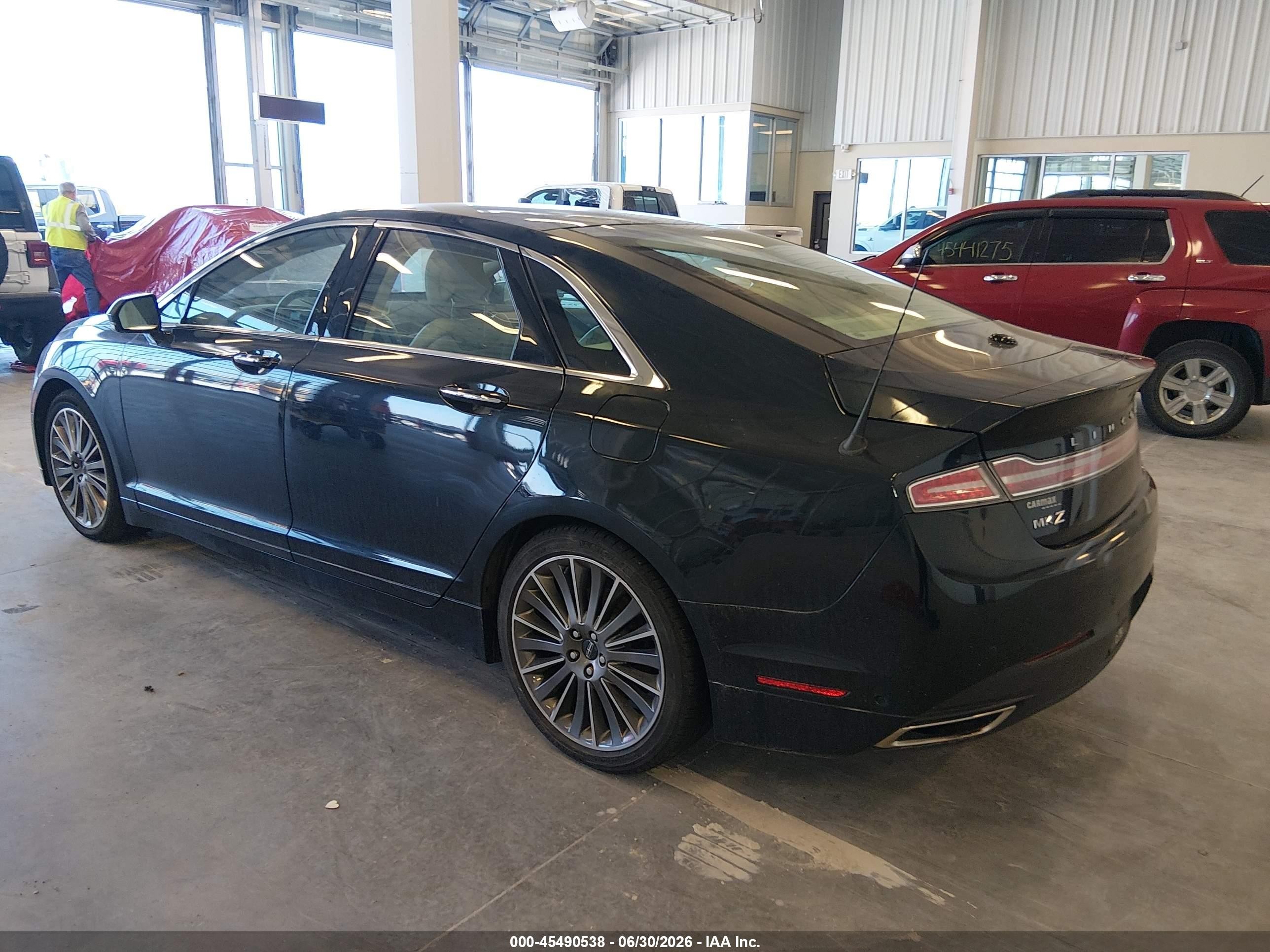 2014 Lincoln Mkz Hybrid   Black vin: 3LN6L2LU6ER800039