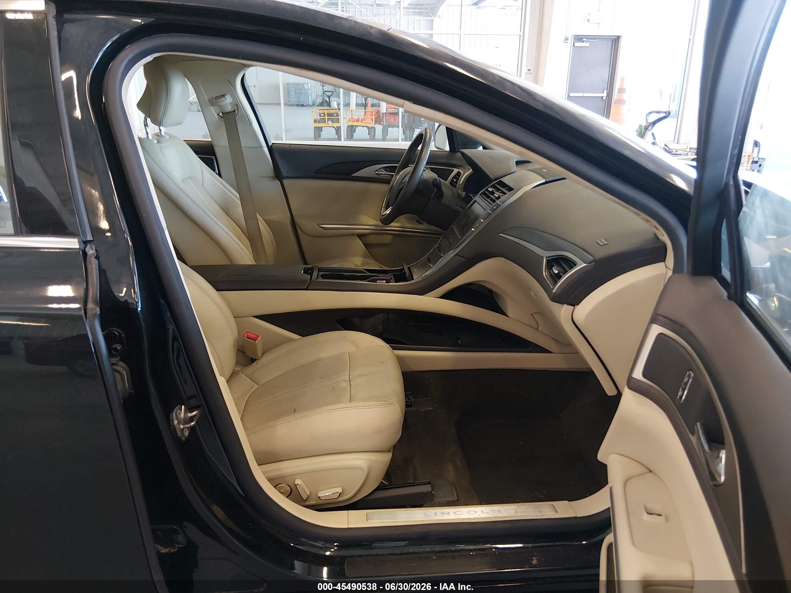 2014 Lincoln Mkz Hybrid   Black vin: 3LN6L2LU6ER800039