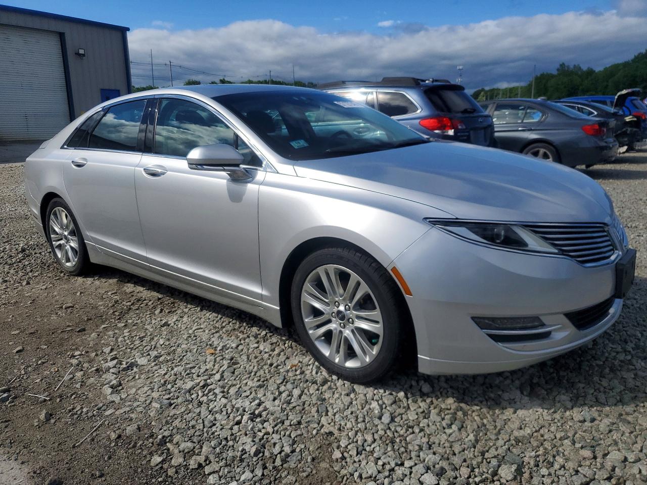 2014 Lincoln Mkz Hybrid Silver vin: 3LN6L2LU6ER804155