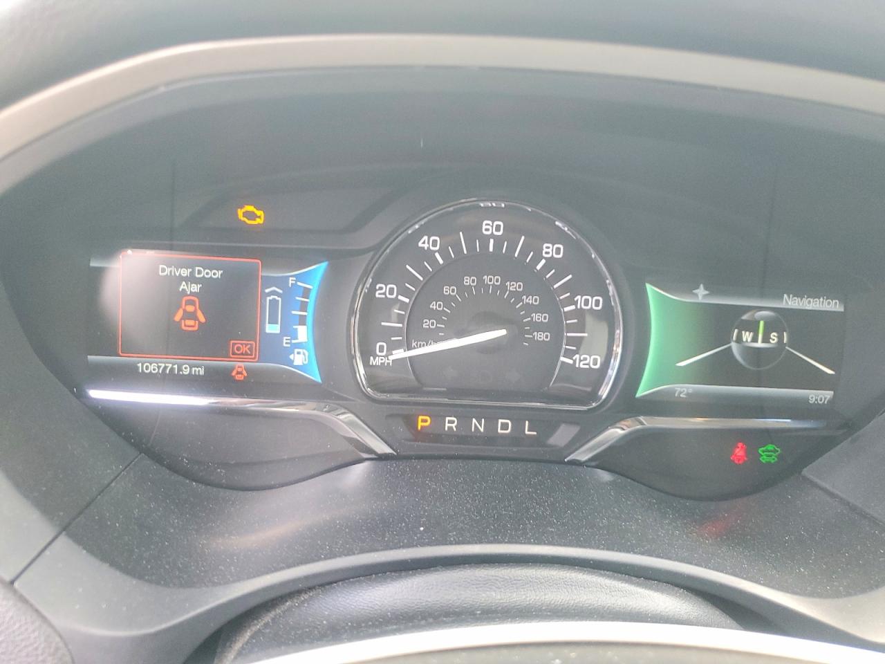 2014 Lincoln Mkz Hybrid Silver vin: 3LN6L2LU6ER804155
