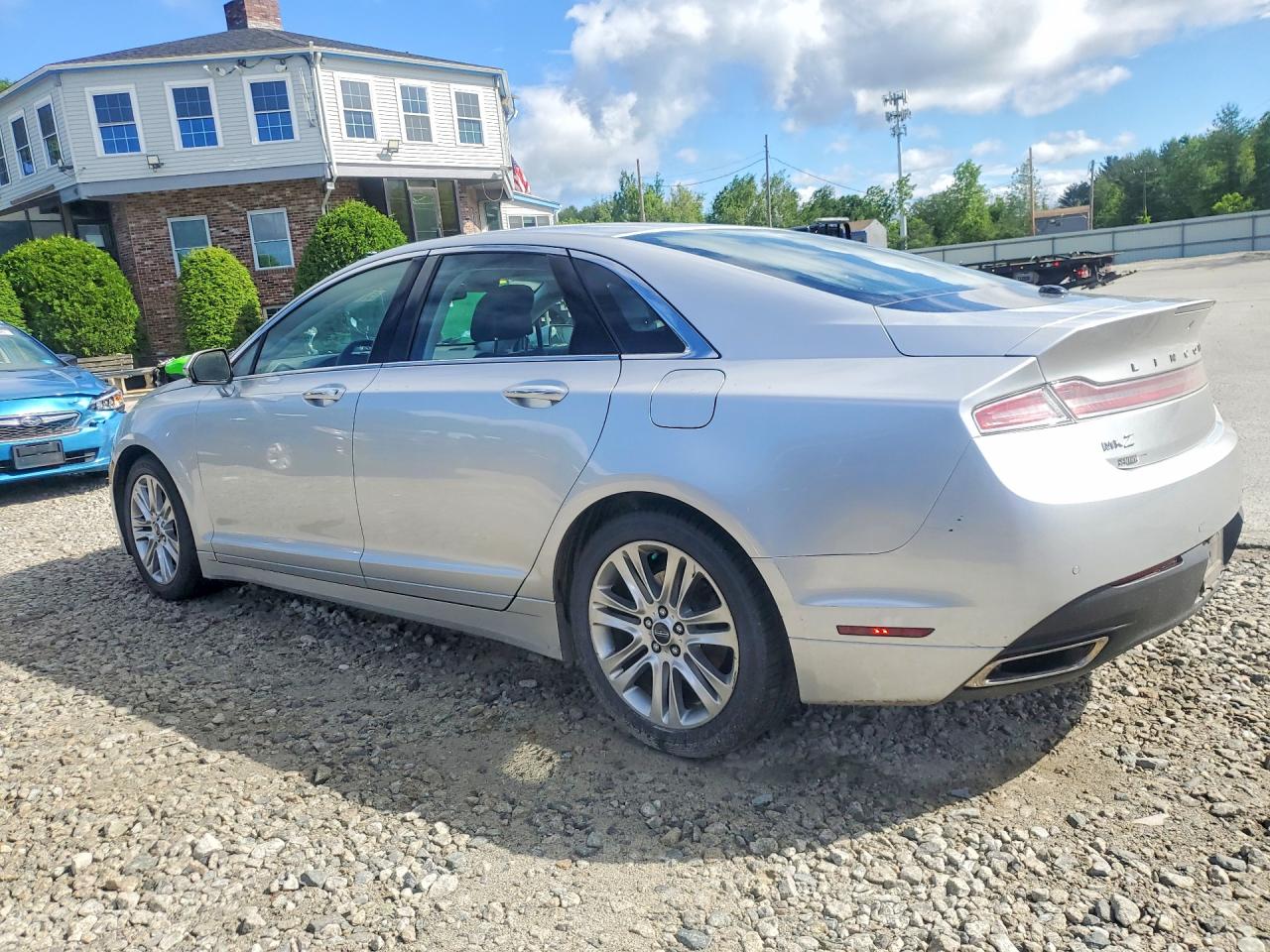2014 Lincoln Mkz Hybrid Silver vin: 3LN6L2LU6ER804155