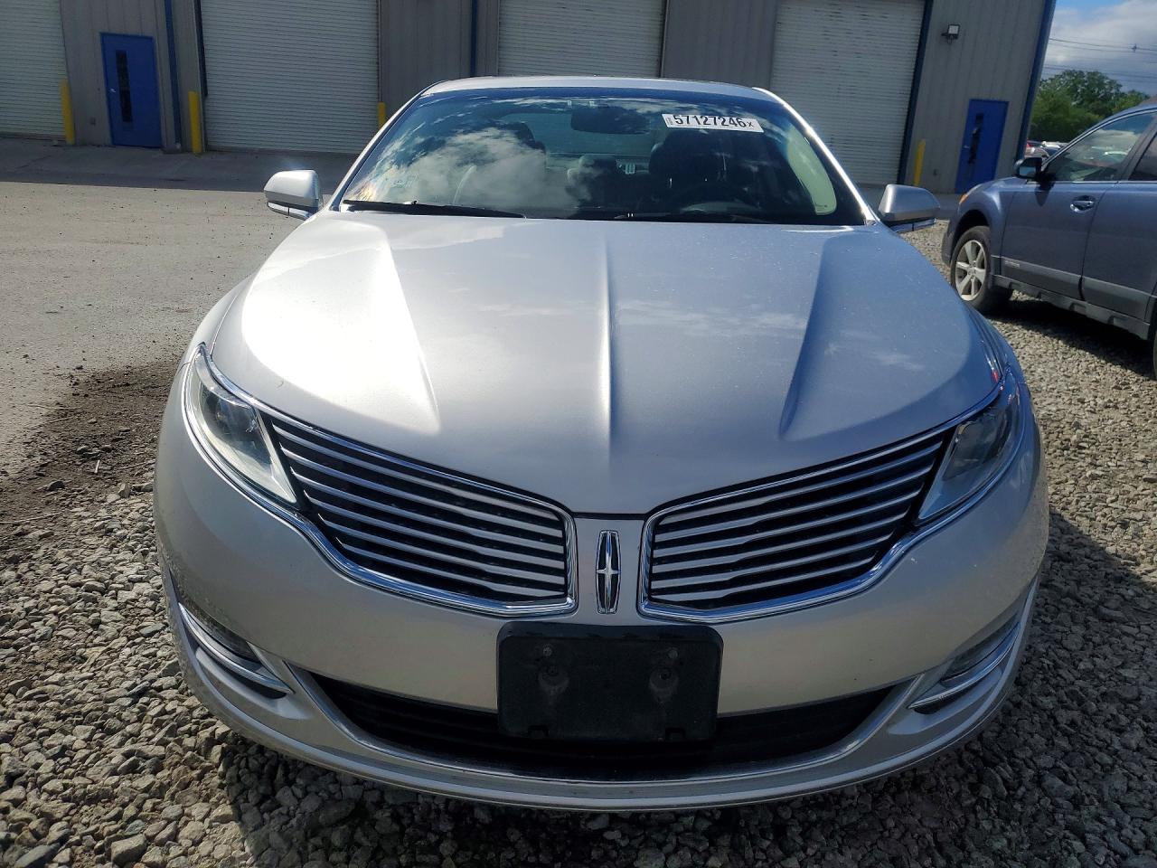 2014 Lincoln Mkz Hybrid Silver vin: 3LN6L2LU6ER804155