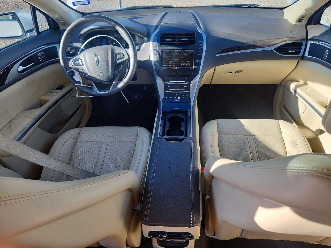 2014 Lincoln Mkz Hybrid Белый vin: 3LN6L2LU6ER812255